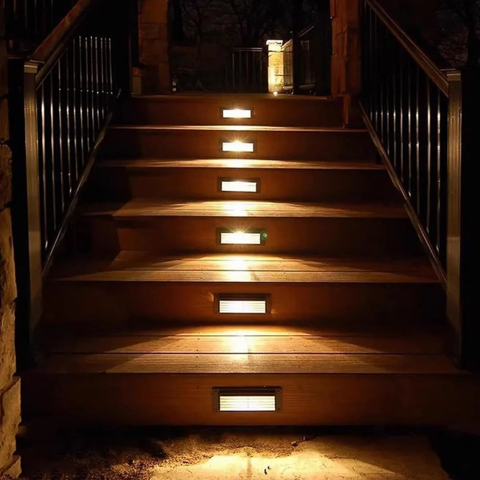 Spots LED encastrés au sol IP65 3W 220V pour jardin terrasse allée
