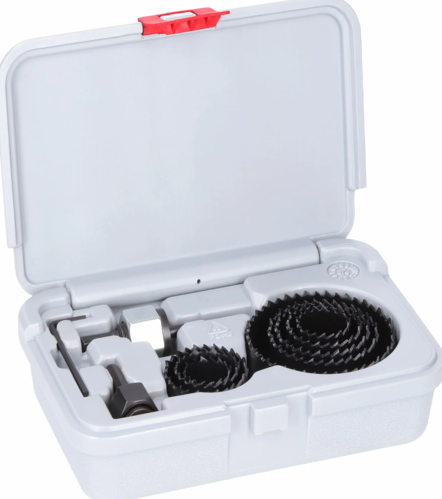 Bosch 14x Coffret de scies trépans avec adaptateur Wood and Drywall et fpret de centrage (pour Cloison sèche, Bois résineux, Ø 22, 25, 29, 35, 38, 44, 51, 68 mm, Professional Accessoires Perceuses)