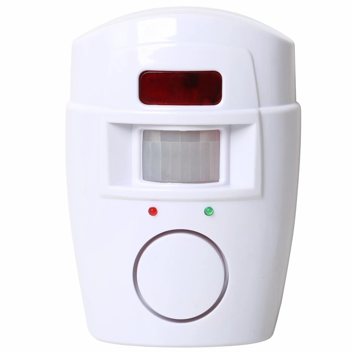 TRIXES Alarme de détection de Mouvement sans Fil pour abri de Jardin - Sécurité à Domicile - Alimenté par Batterie - pour garages d'été, caravanes - Système d'alarme - avec 2 x télécommande