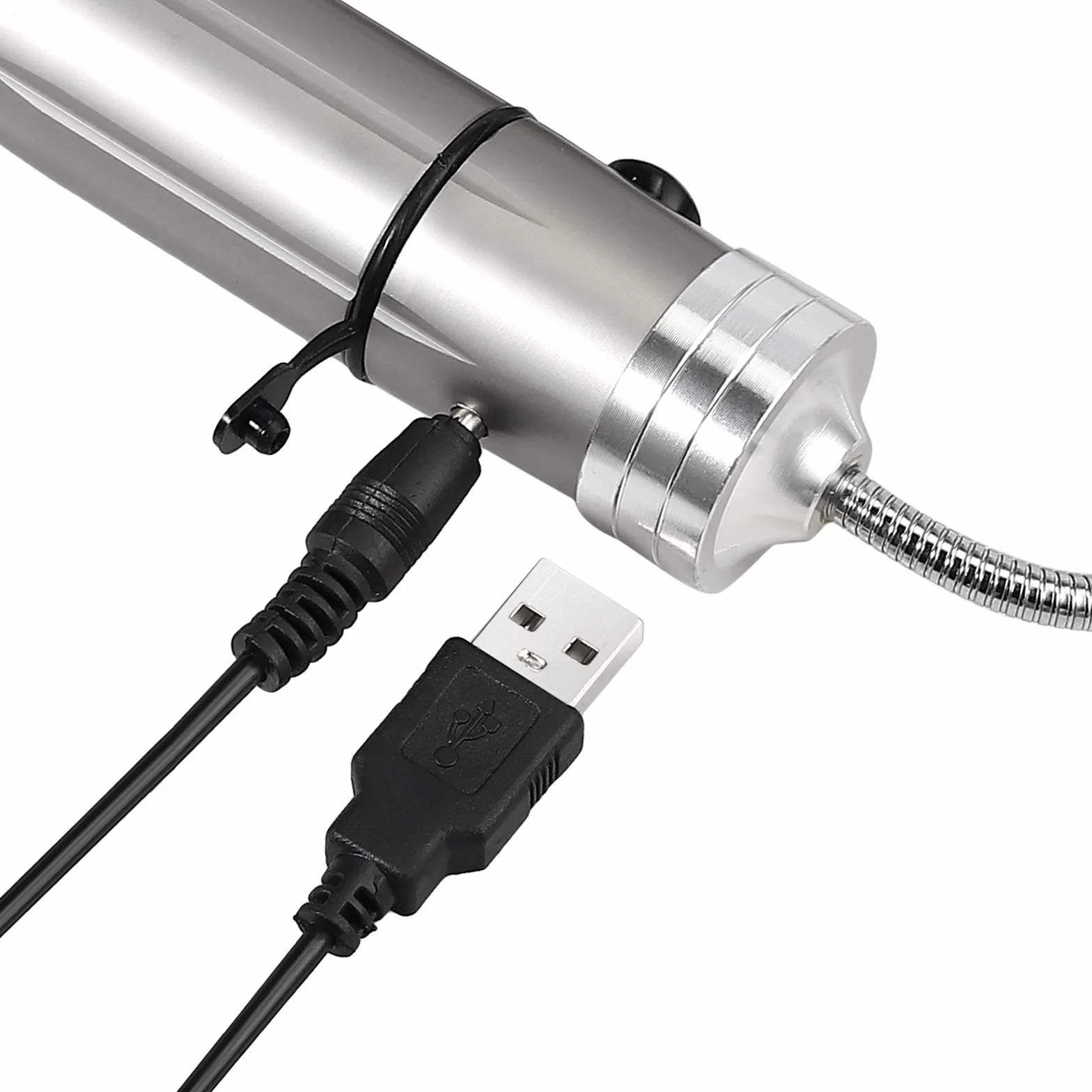 Justech Lampe pour Barbecue Rechargeable avec Base Magnétique et Col de Cygne Flexible à 360° Grill Light