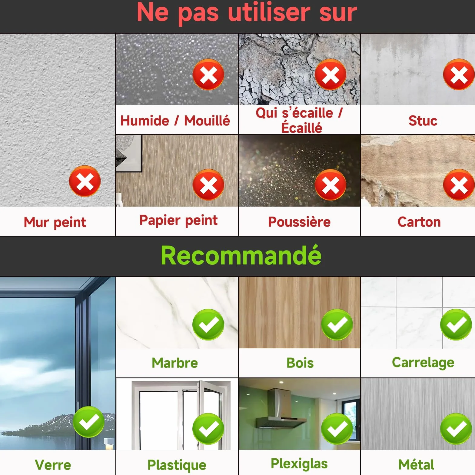 Latoxcaa Crochets Adhésifs Mural Solides Grande Capacité 20kg(MAX), Lot de 10 Sans Perçage, Démontables et Sans Trace, Imperméables et Antirouille, Multiusage pour Salle de Bain, Cuisine, Maison