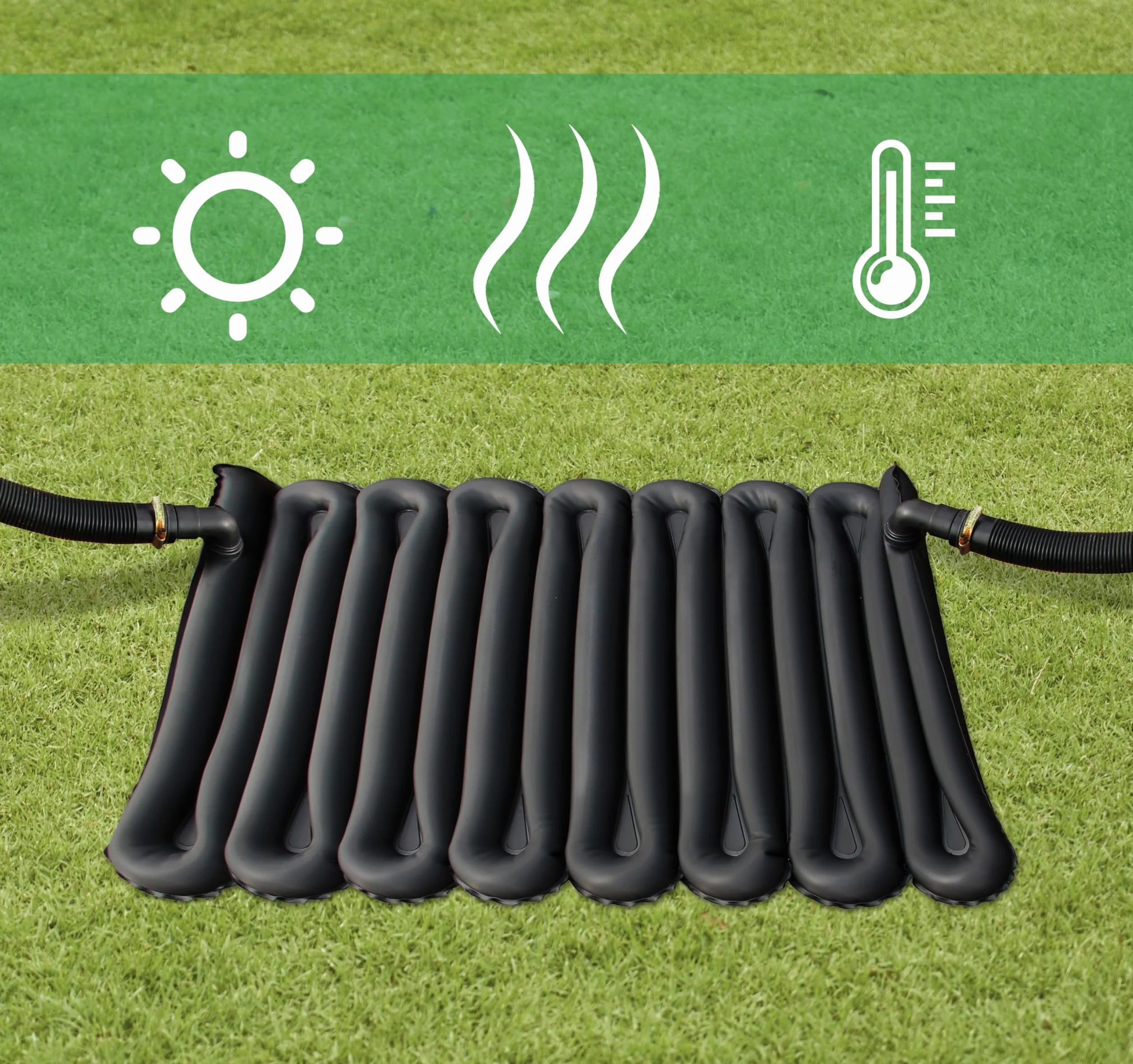 Tapis Solaire de Piscine Raccordable 8000 litres