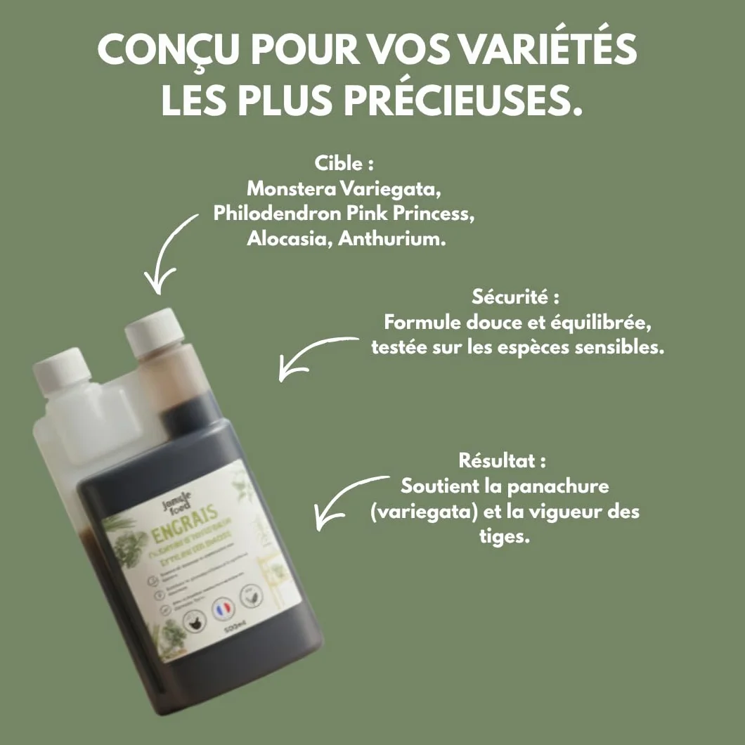 Engrais Plantes Vertes Et Rares Liquide 100% Naturel Made In France
