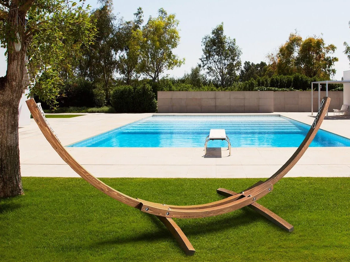 Hamac en Bois Dallas Marron