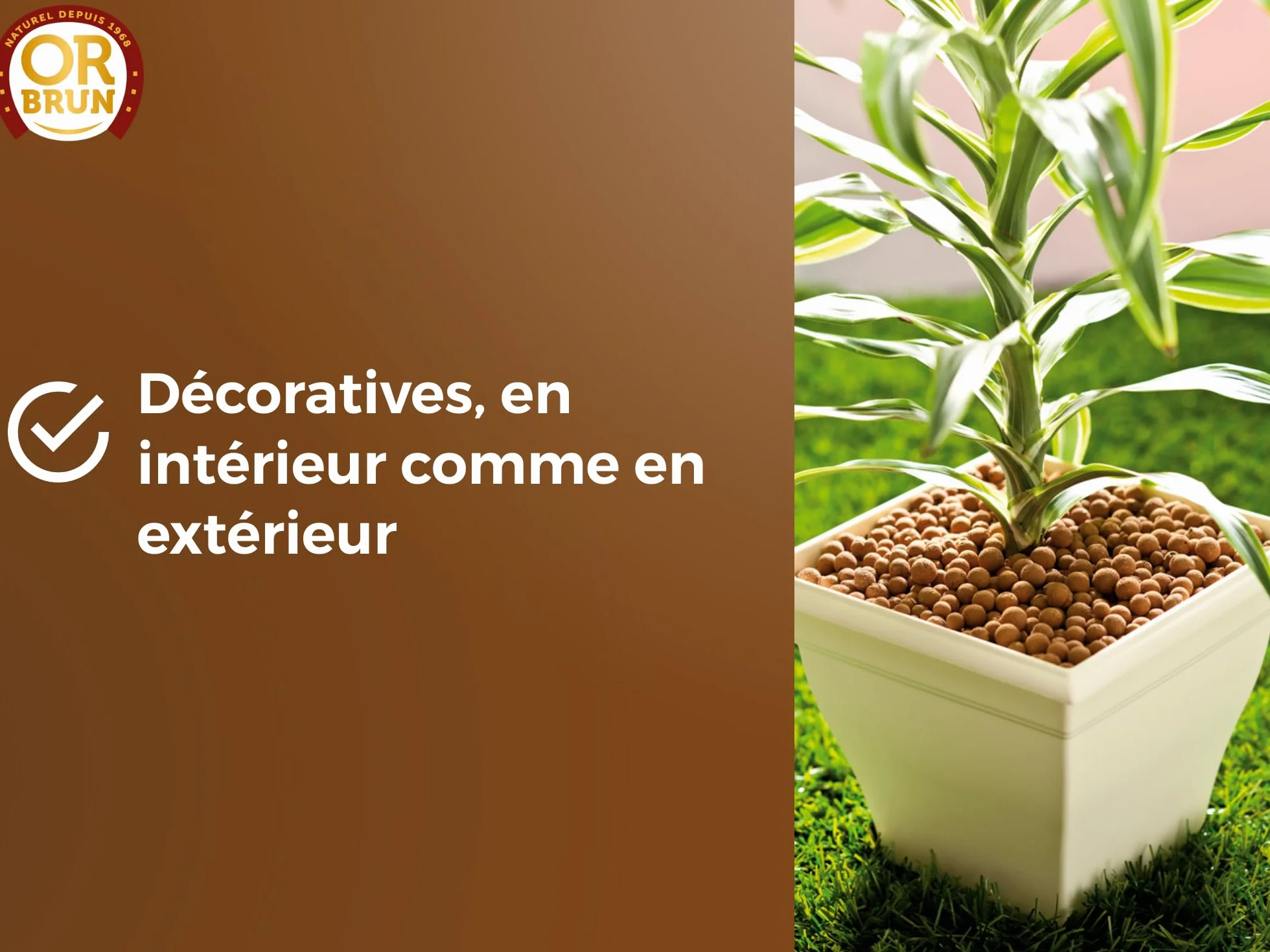 Billes D'argile 6L OBRPARG6U Drainage Humidité Agriculture Biologique