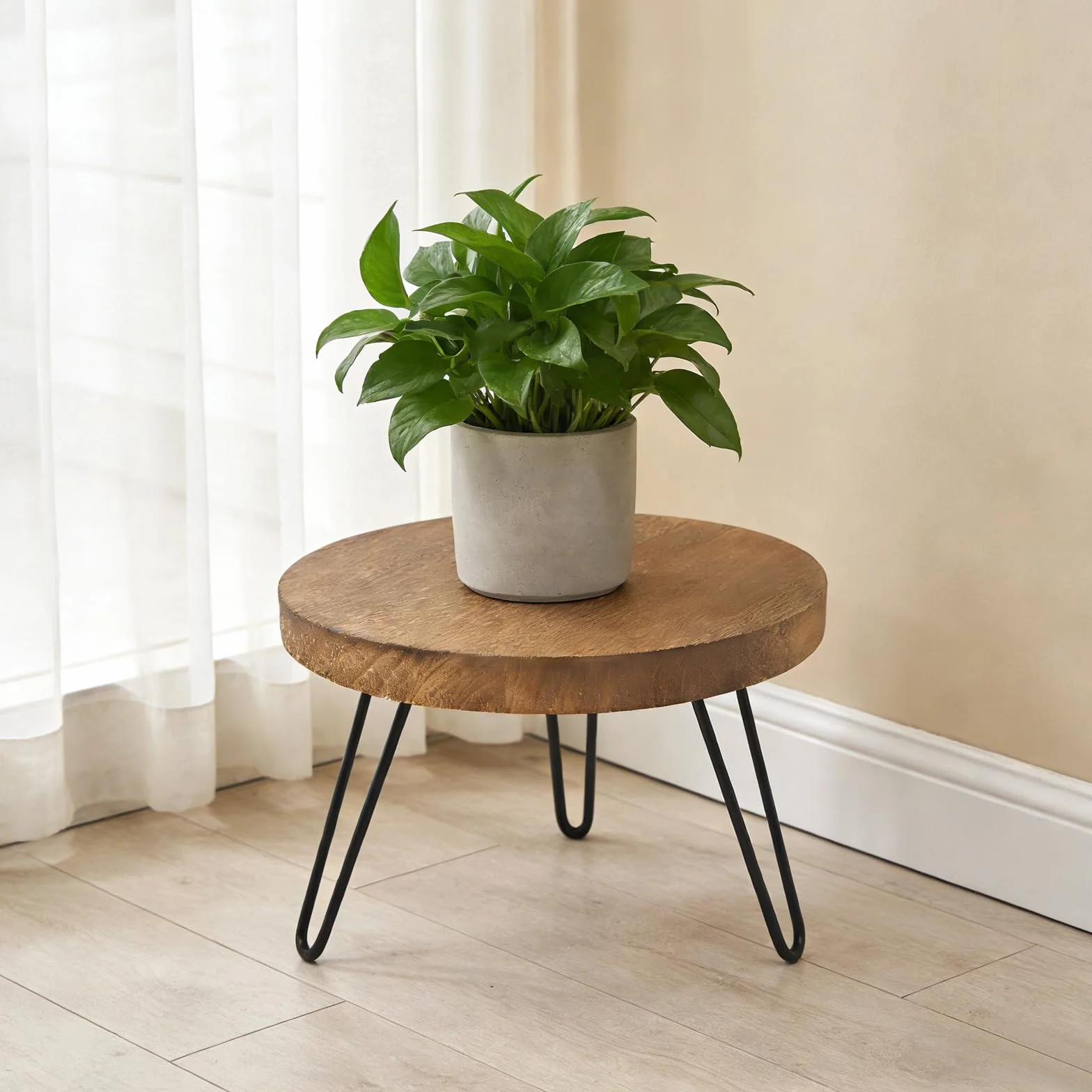 Support pour plantes en bois, tabouret de fleurs, banc de fleurs intérieur extérieur, étagère à plantes