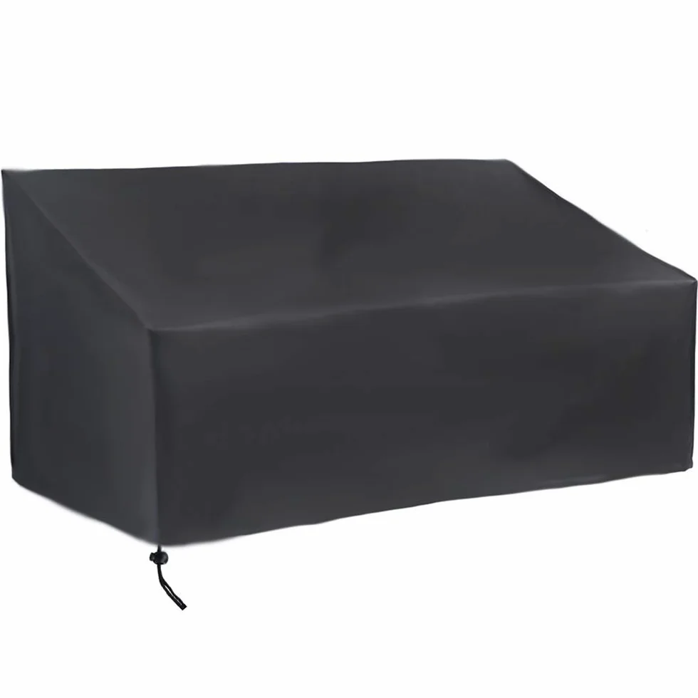 Housse Banc de Jardin 4 Places Anti-poussière Anti-UV Étanche Oxford 190x66x89cm