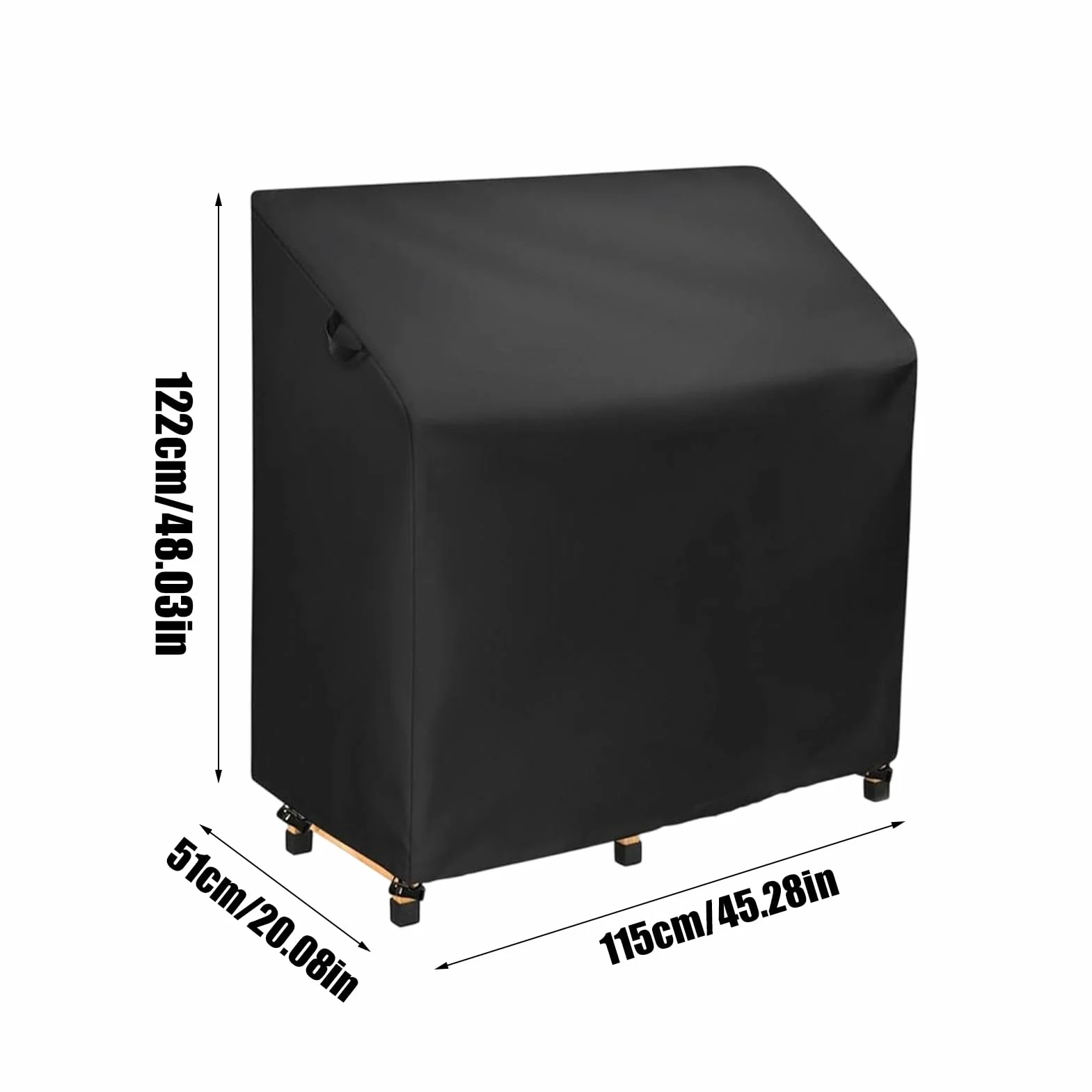 Housse de table de rempotage de jardin anti-UV 122 x 50 x 114 cm protection intempéries