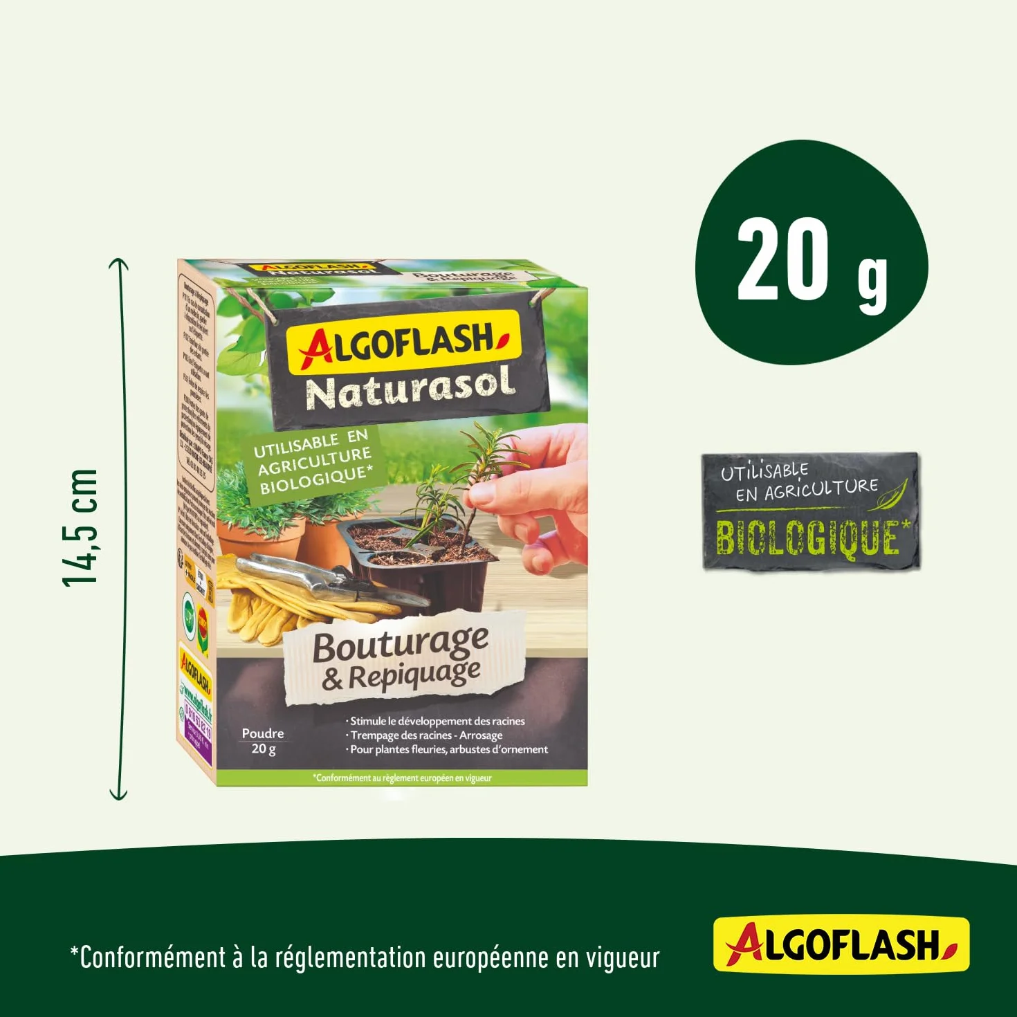 Algoflash Naturasol Poudre Bouturage & Repiquage 20 g