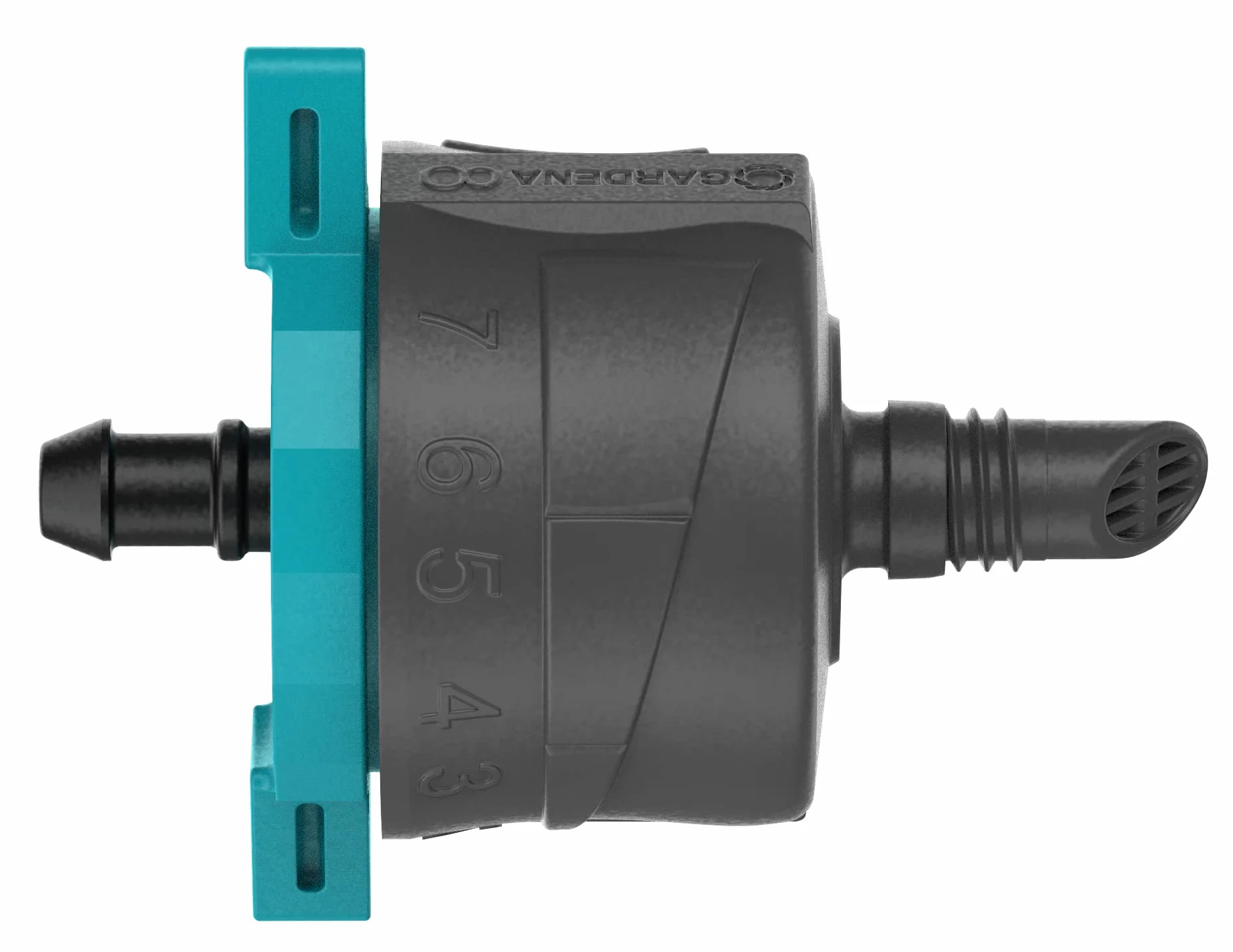 Gardena Micro-Drip Système Goutteur d'Extrémité Réglable, Régulateur de Pression, Embout Irrigation Goutte à Goutte, pour Plantes Hauteurs de Pot (13304-20)