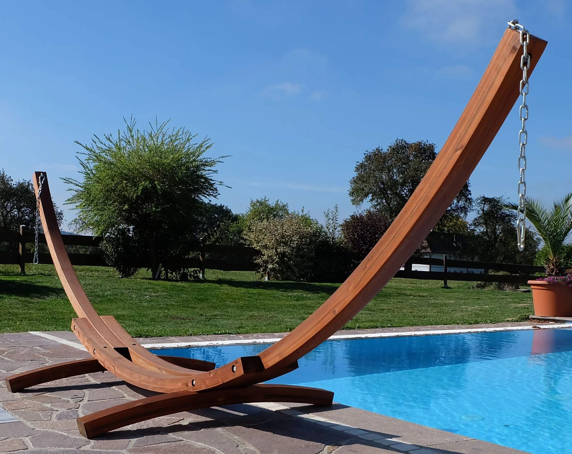 Cadre hamac 410cm XXL en Bois de mélèze