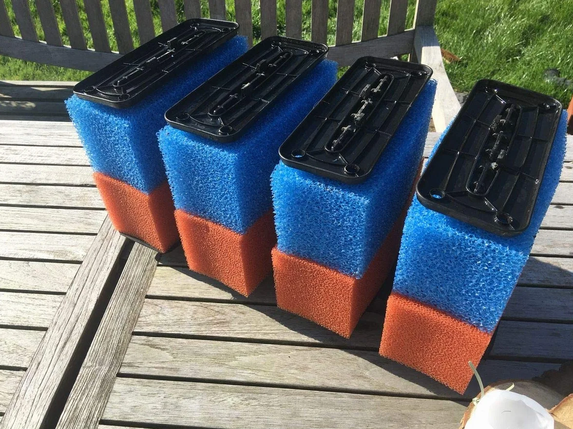 Éponges filtrantes de rechange Oase BioTec 18 Screenmatic 16 pièces pour bassin Koi