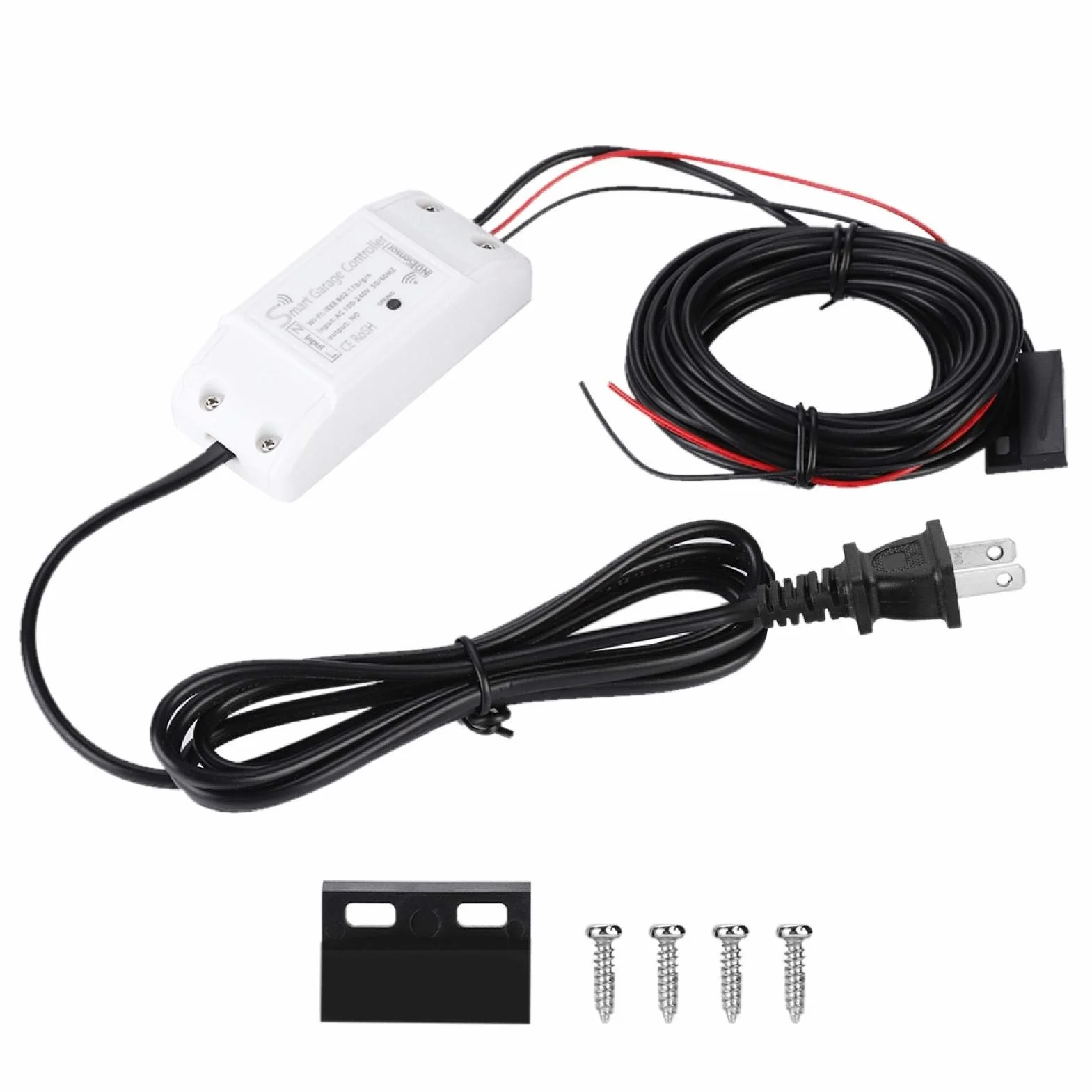 Contrôleur de Porte de Garage Intelligente WiFi Télécommande Compatible Ouvre-porte de Darage APP Prise en Charge du Dispositif de Contrôle pour (eu)