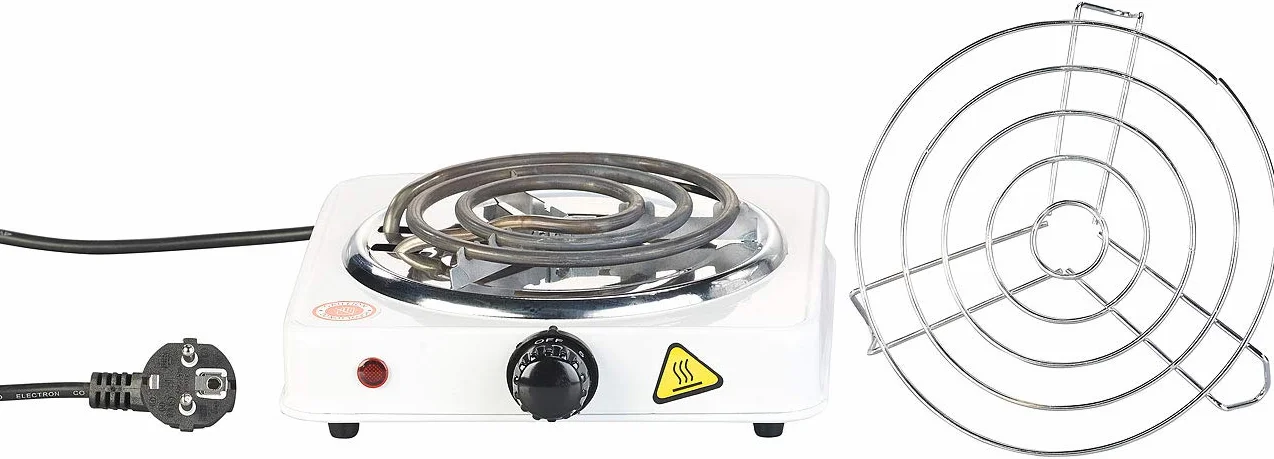 Duvence Allume-charbon électrique 1000 W avec grille à charbon