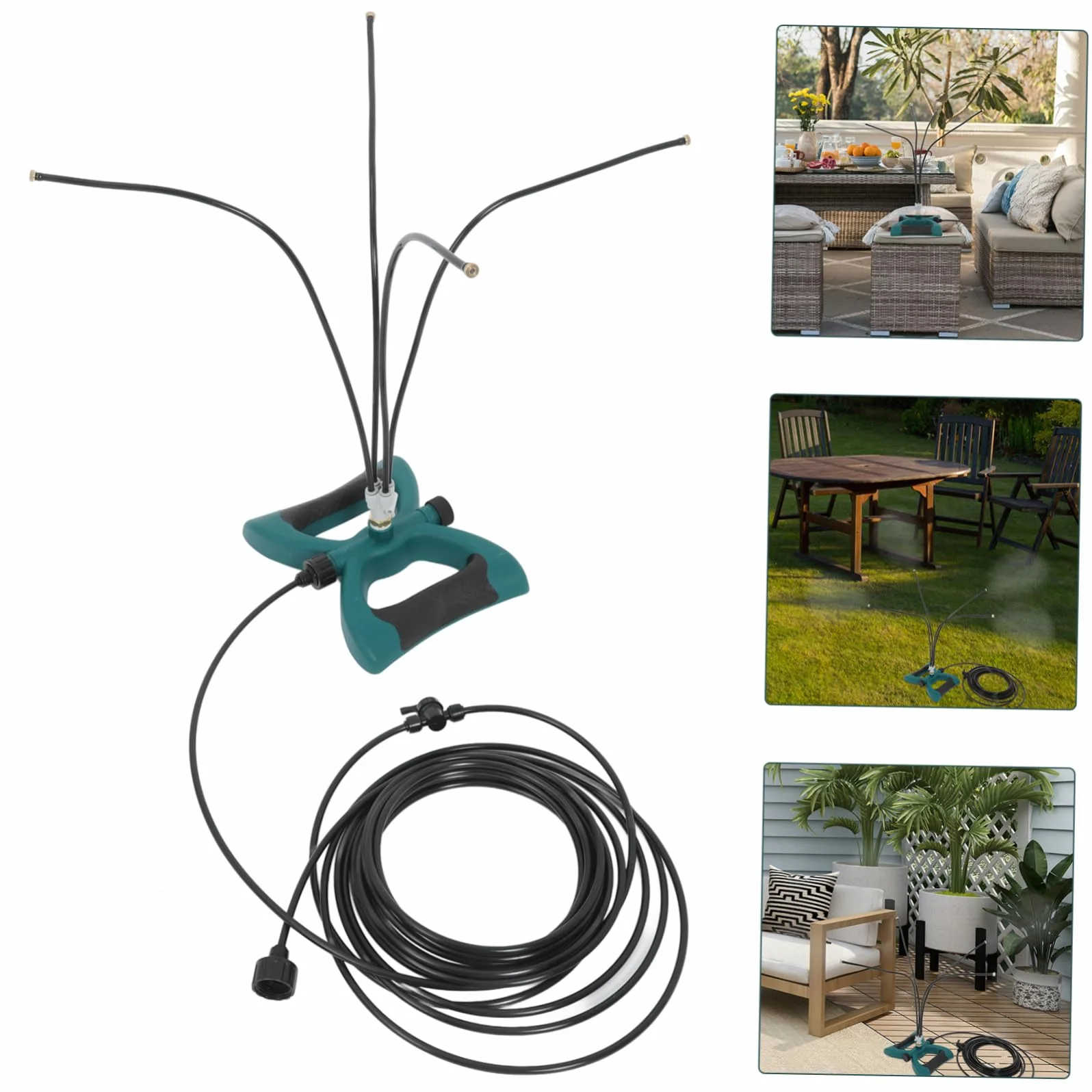 Mipcase Système de Brumisation Extérieur Terrasse Tuyau 3/4 Pouces UE Abs PP Jardin
