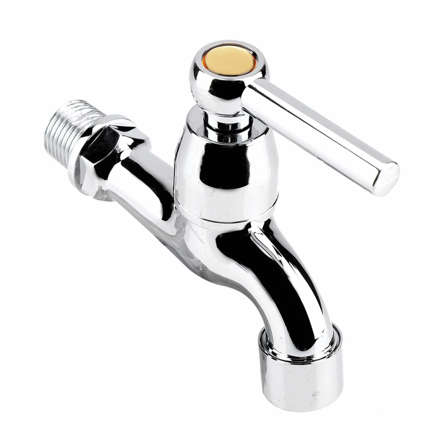 Robinet de Salle de Bain en ABS Mural Poignée Unique pour Machine à Laver