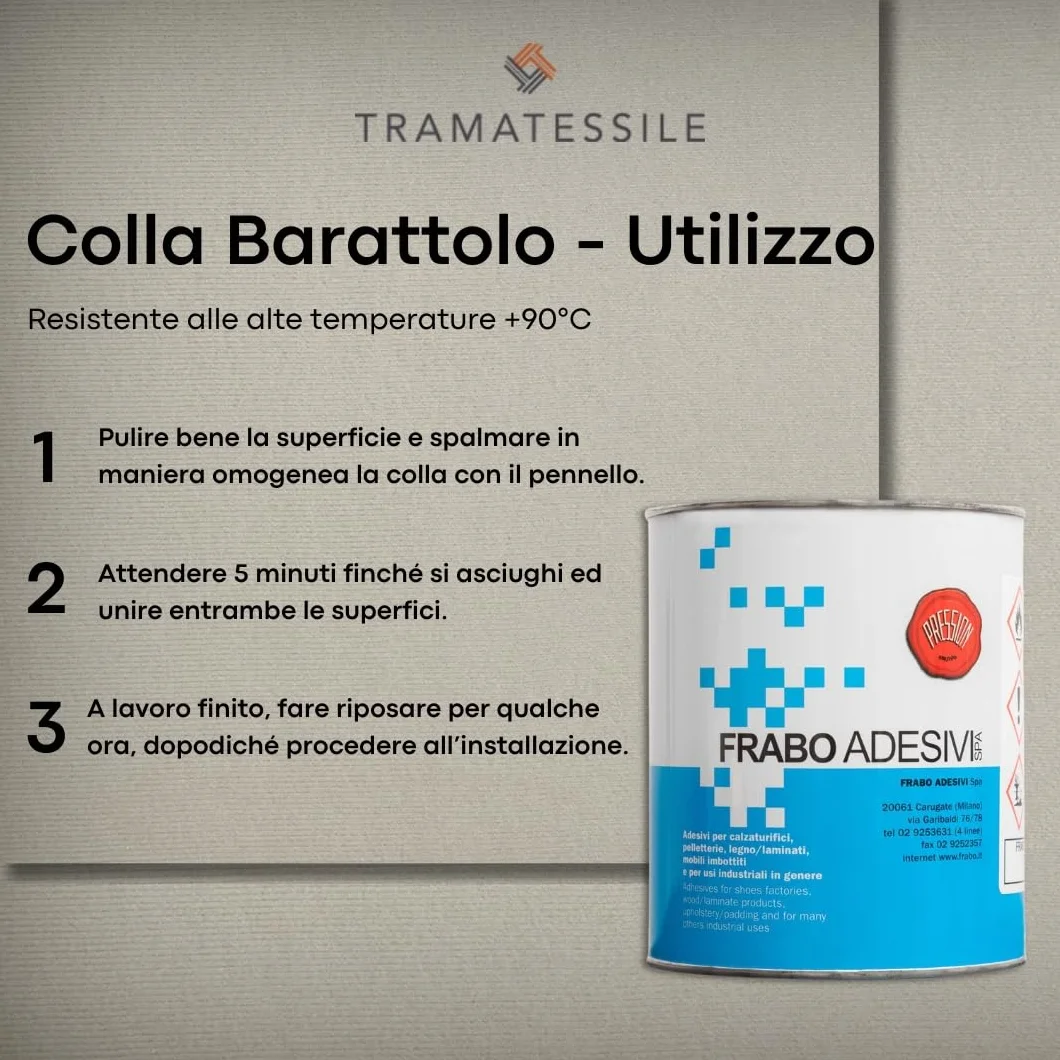 Kit Reparation Ciel de Toit Voiture + Colle pour tissu - Tissu anti-tâches et anti-traces de doigts - Fabriqué en Italie