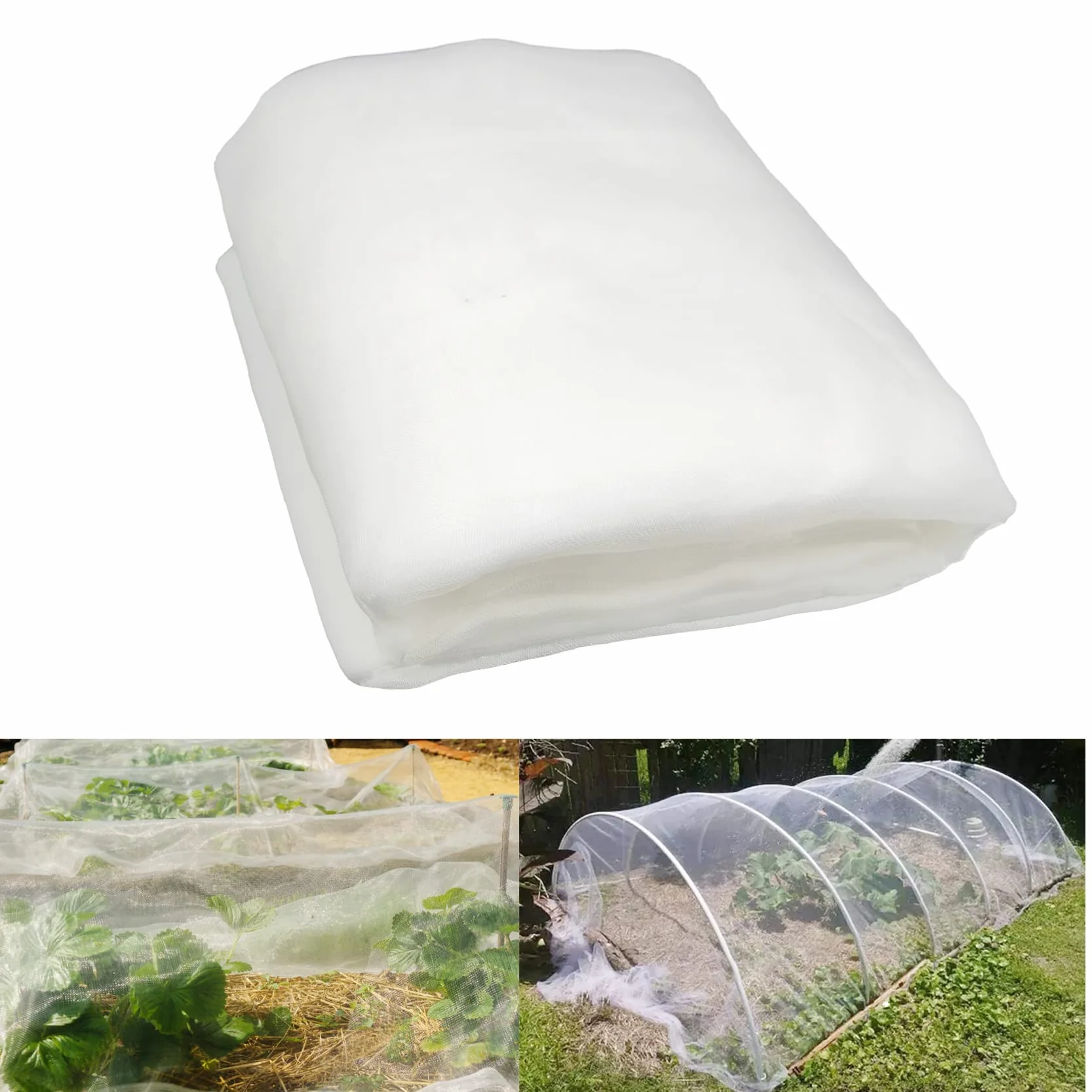 Filet Anti Insecte 3m x 10m Maille Fine Protection Plantes Jardin Potager