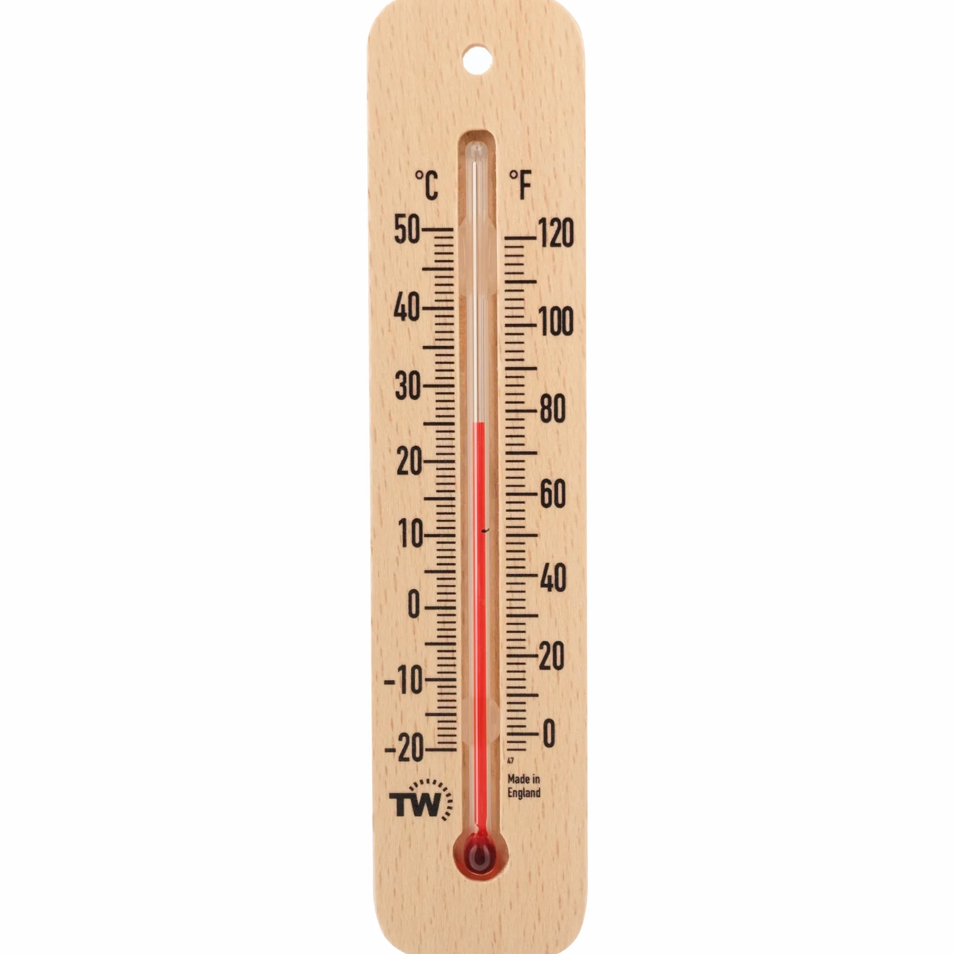 Thermomètre d'ambiance en bois pour intérieur extérieur maison bureau
