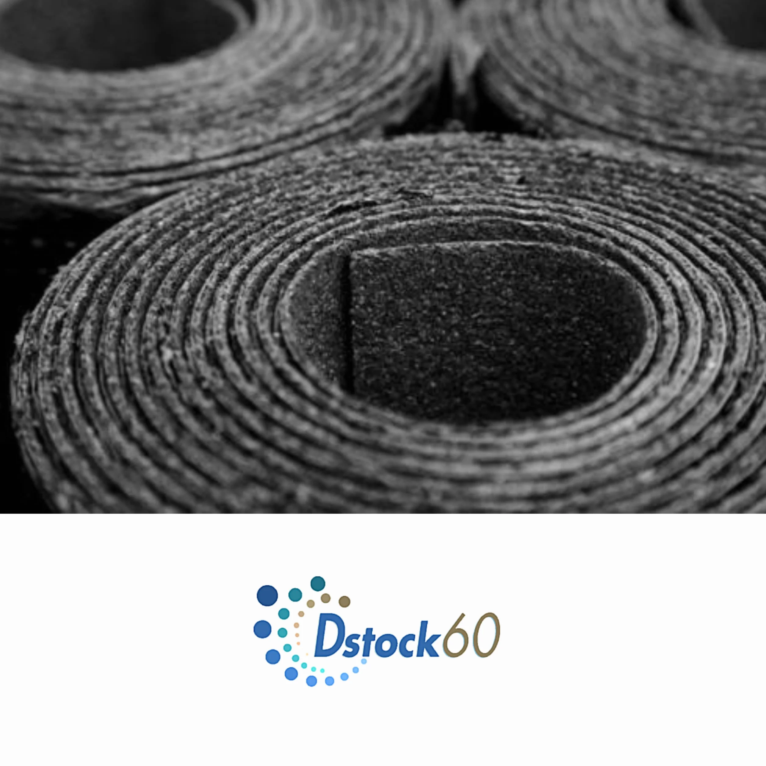 DSTOCK60 - Feutre de Toiture rouleau 5㎡ gris - Sous-couche de Base de Revêtements de Toit Extérieur Souterraine de Bâtiment Bitume