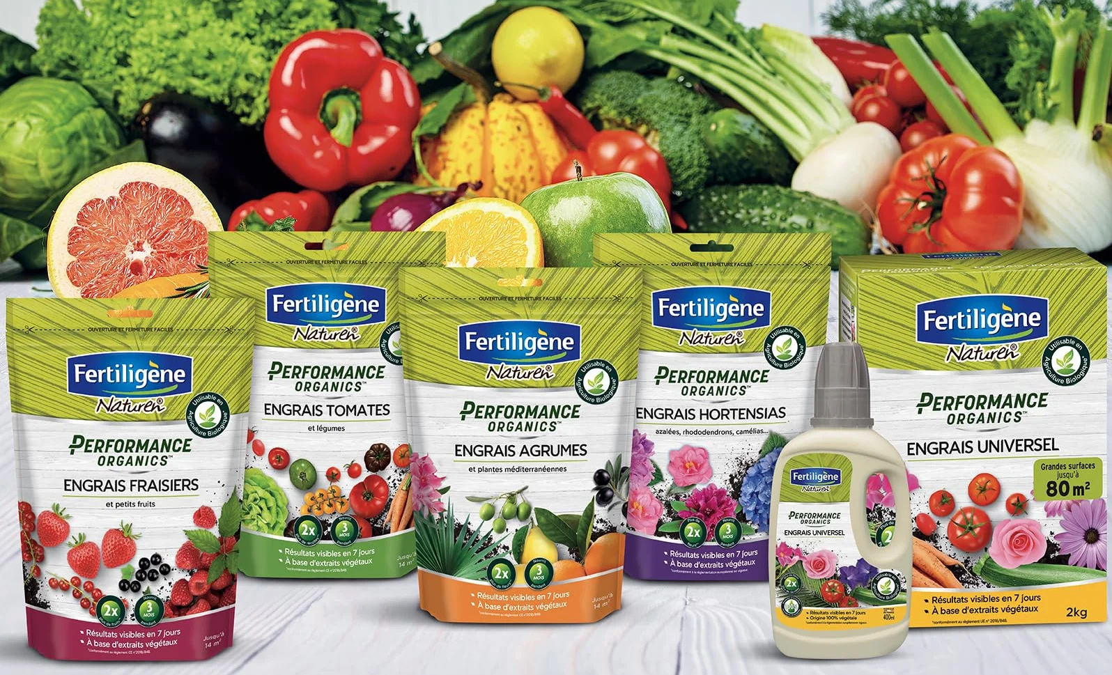 Engrais Granulés Performance Organics Tomates Légumes 700 g UAB FertiliGENE Naturen POETOM7