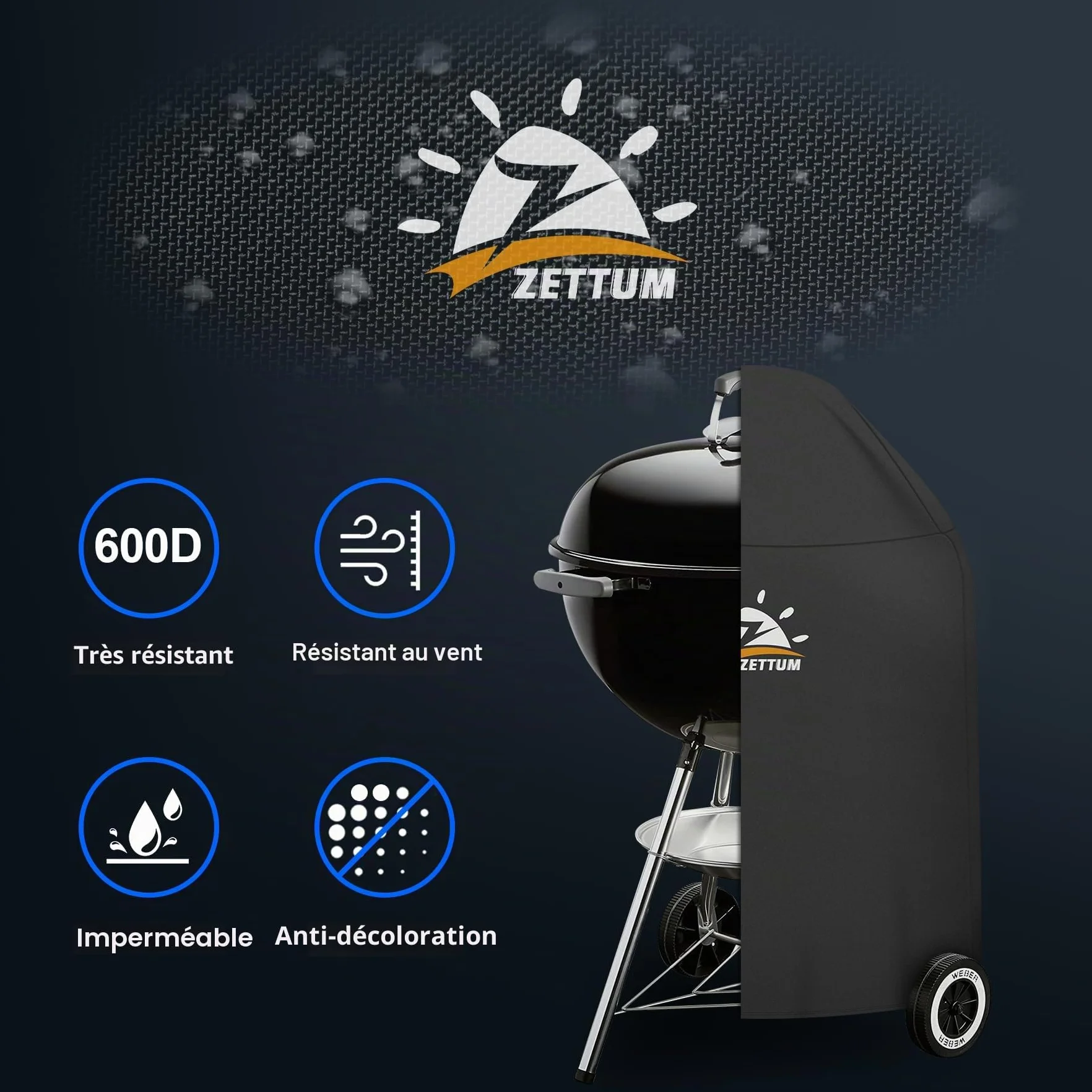 Weber Housse de Barbecue 57 cm Imperméable