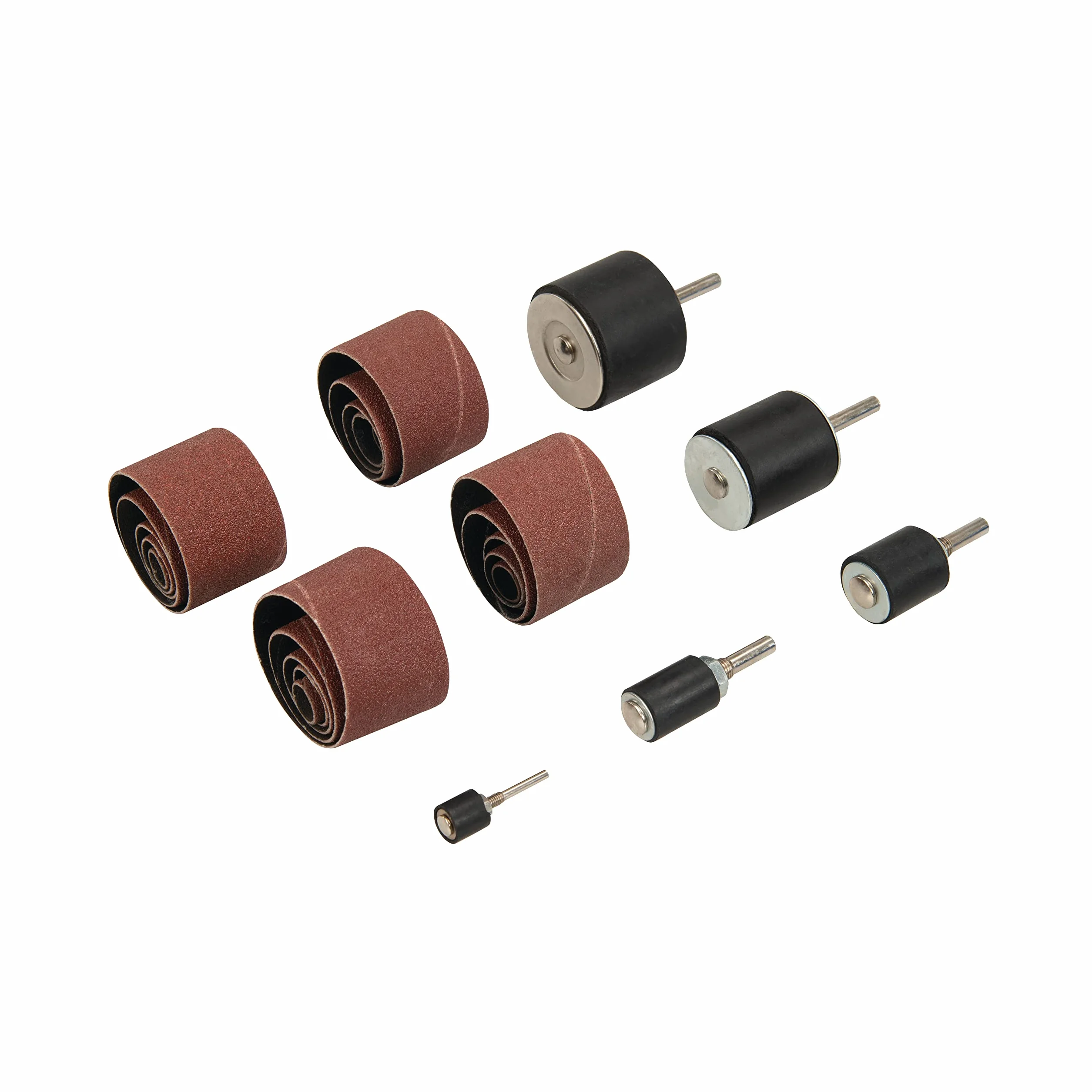 Silverline - Accessoires de ponçage au tambour, coffret 25 pcs Grain 80 (726040)