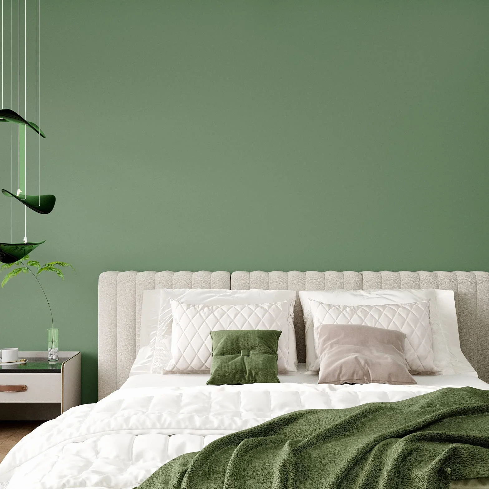 VEELIKE Papier Peint Vert Sauge Vintage Rouleau Adhesif pour Meuble Papier Peint Adhesif Mural Salon Autocollant Meuble Cuisine Lavable Épaissir Revetement Mural Chambre Armoire 40 cm × 300 cm