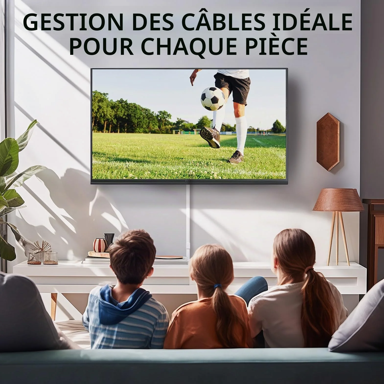 kinkaivy Goulotte Passe Câble, 4M Mini Goulotte électrique Autocollante, Pouvant être Peinte Goulotte pour Cacher Un Câble d'enceinte ou Un Câble TV–10x40CM(Longueurs), 15mm (Largeur), 10mm(Hauteur)