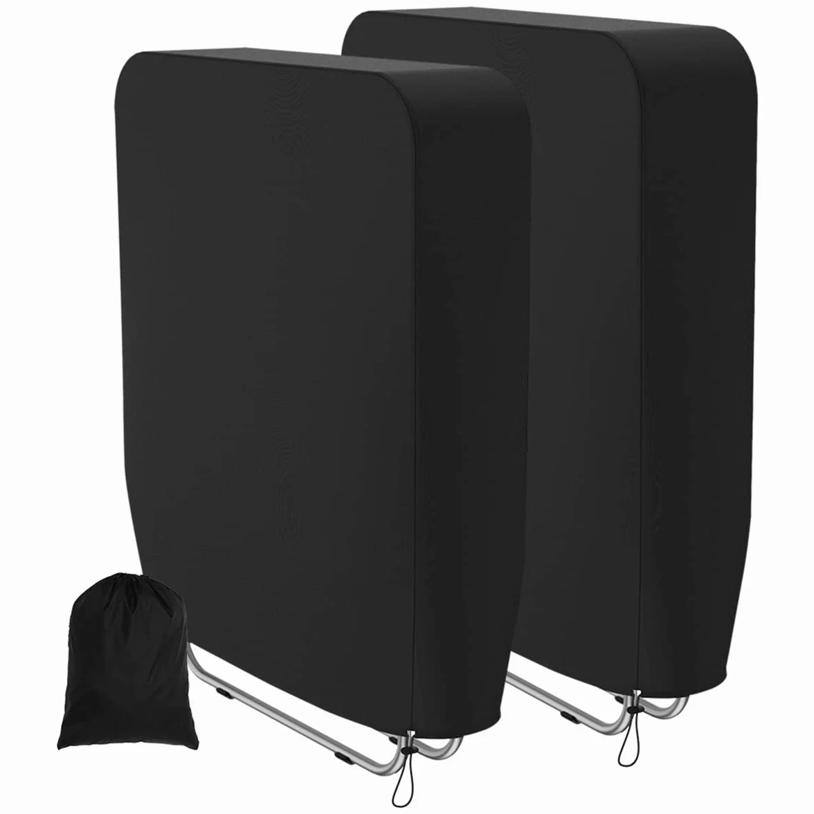 Lot de 2 housses de protection imperméables pour chaise longue de jardin Oxford