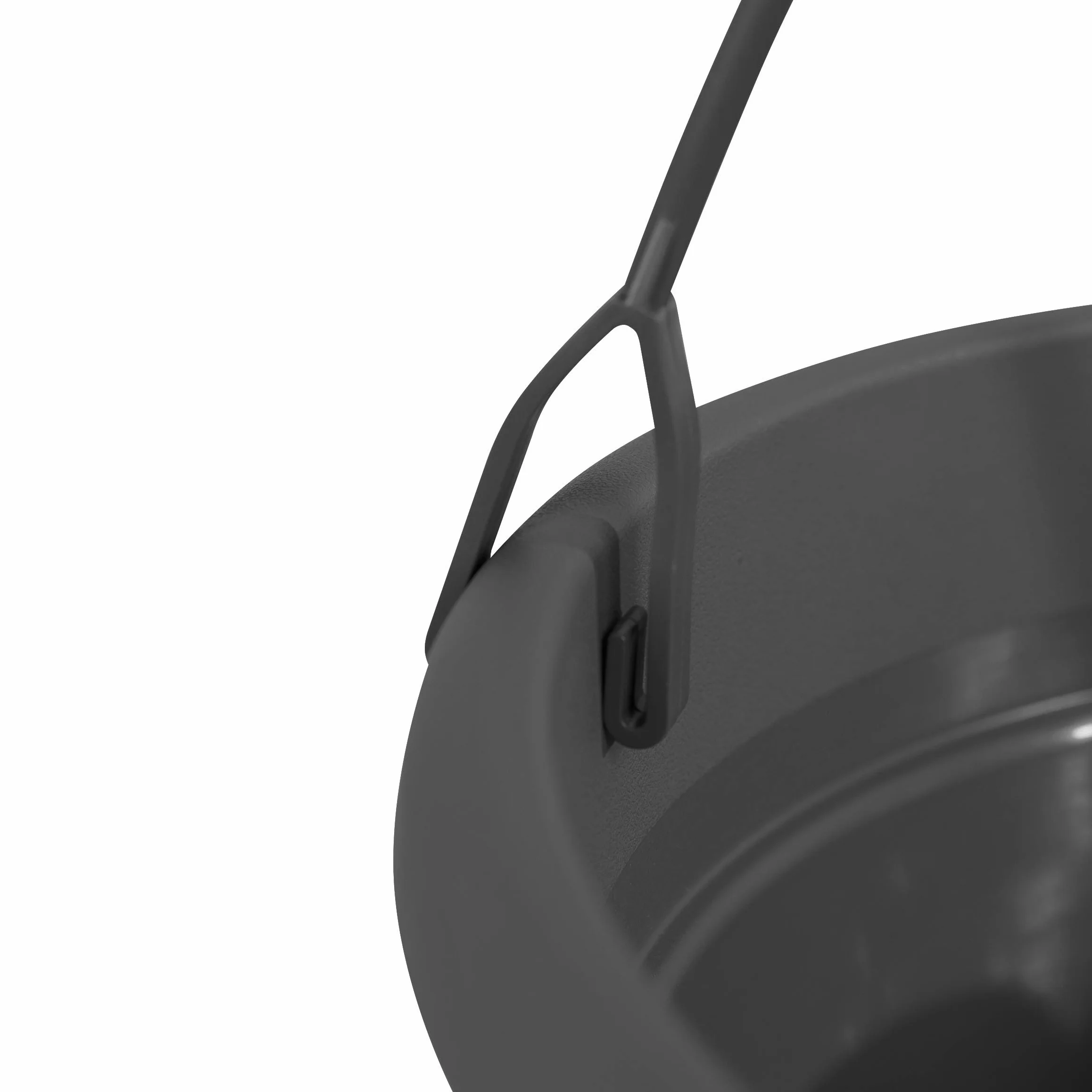 Greemotion Panier à Fleurs Suspendu Lea, Pot de Fleurs Plastique Ø 25 cm, Anthracite