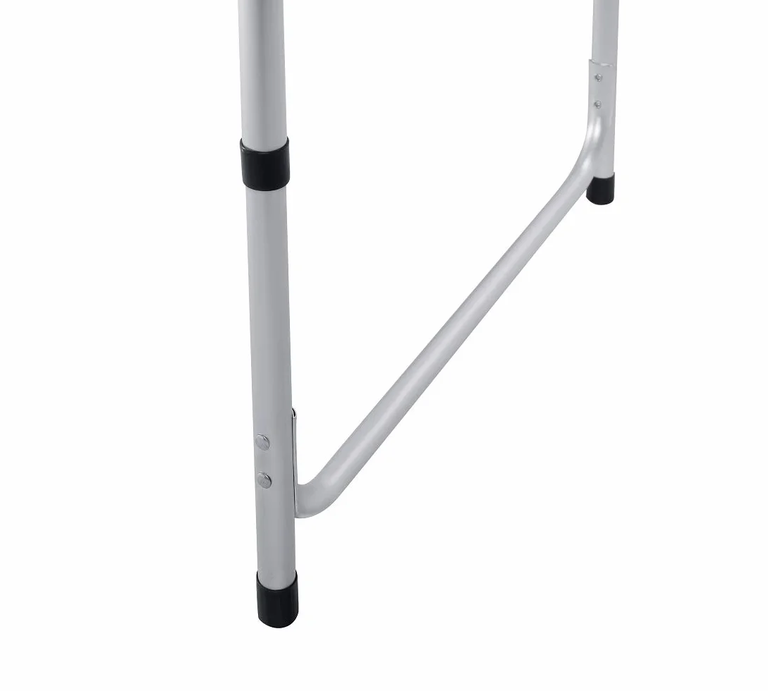 Table Pliante Aluminium 120 cm Camping Hauteur Réglable 3 Vitesses