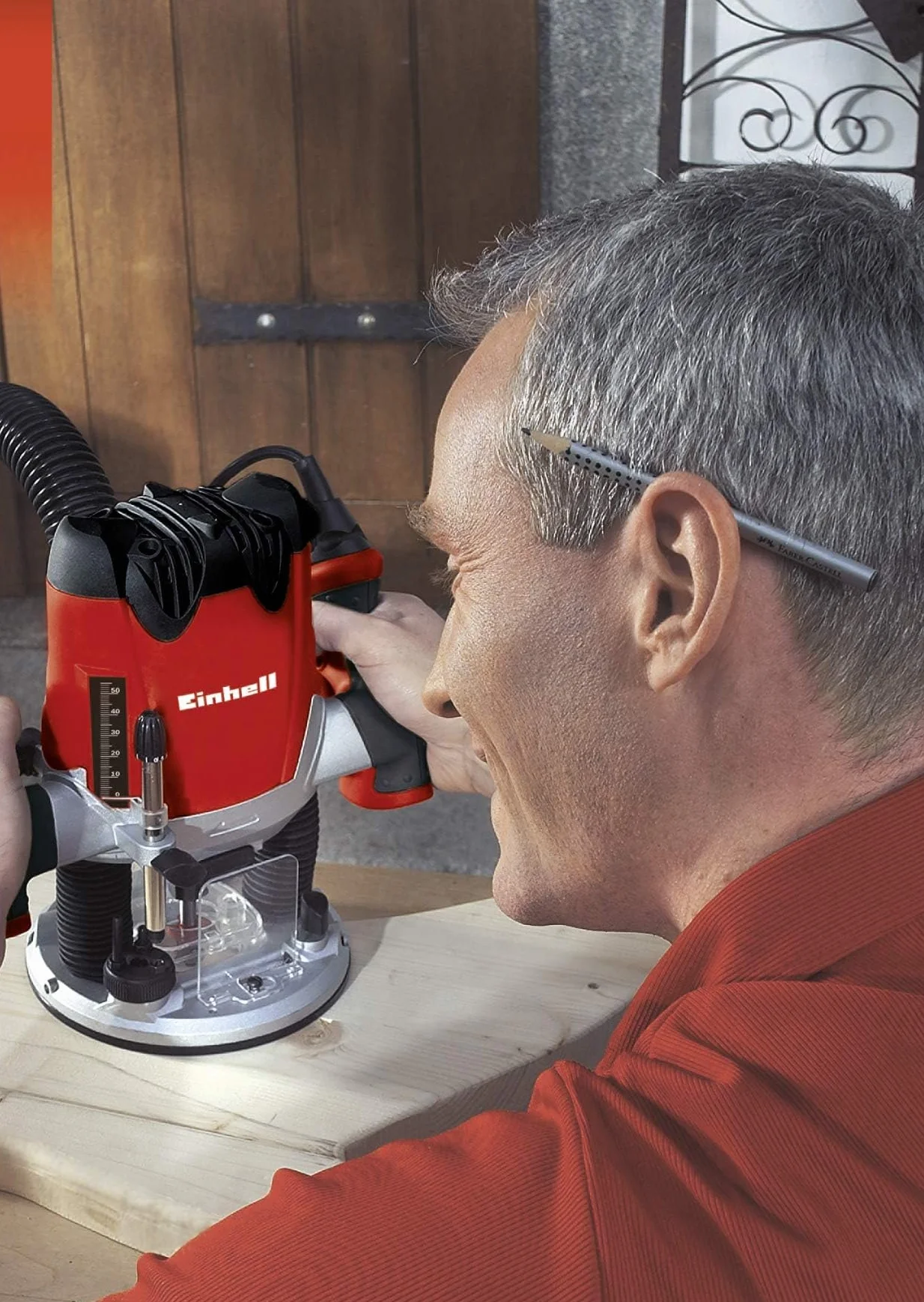 Kwb by Einhell Fraises pour Défonceuses (15 pièces, diamètre de tige 8 mm, dans un coffret en bois)