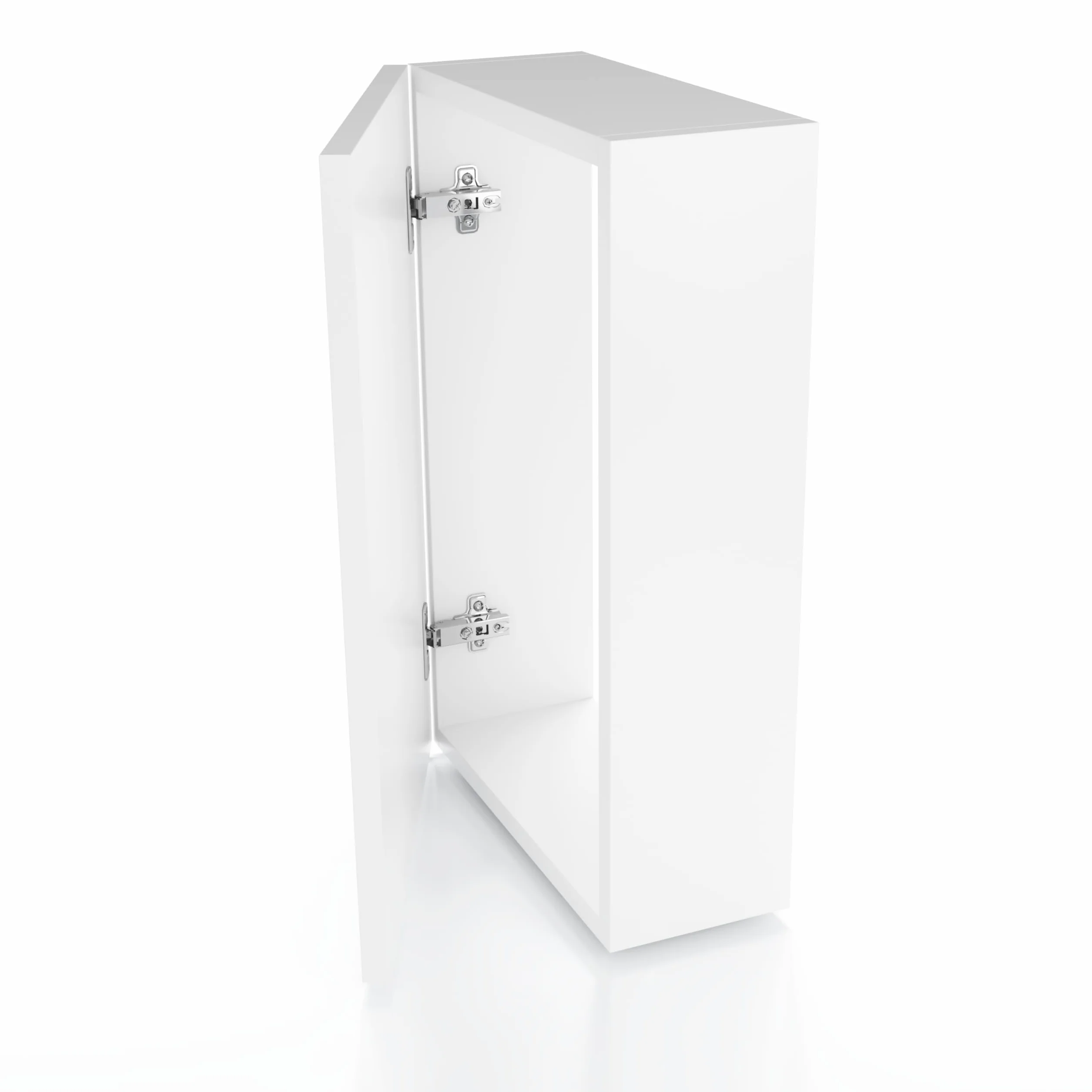 Générique Cache Tableau Électrique, Cache Compteur Électrique, Coffret d’Habillage Tableau Électrique – H 95 cm, L 35 cm, P 14 cm – Blanc