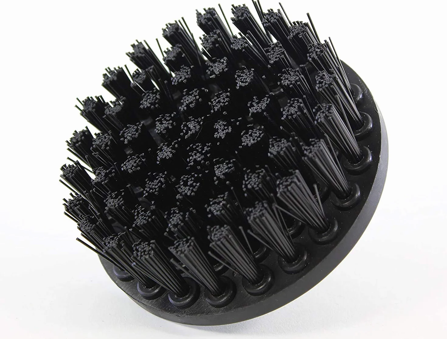HUAWELL Brosse de Nettoyage pour Brosse de Nettoyage et grilles – Kit de Nettoyage pour Barbecue – Antirouille – Eau Dure, Calcium, minéraux et Taches(Noir Rigide)