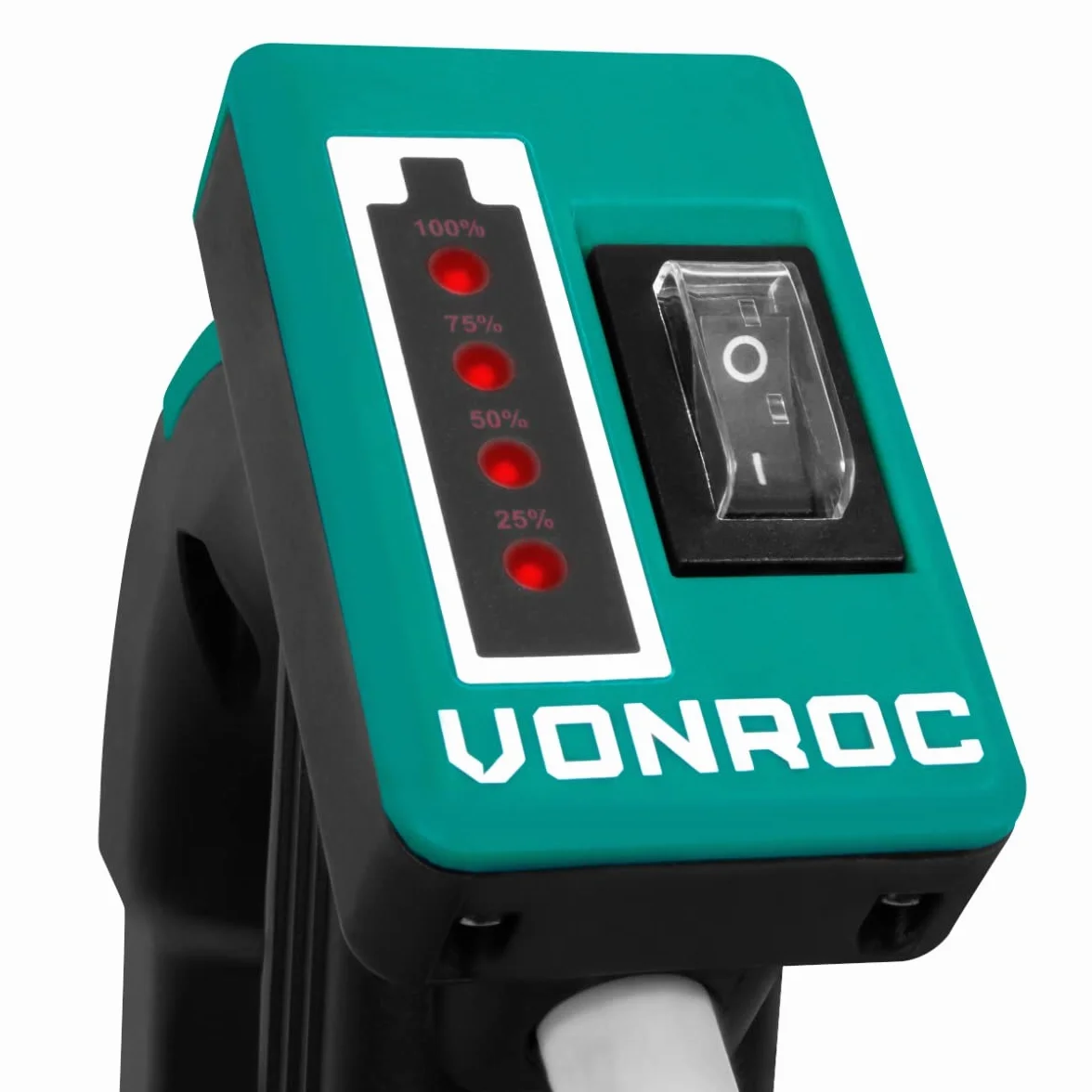 VONROC Pompe à Eau 12V Sans Fil 50W 1500 l/h avec Batterie et Chargeur Inclus