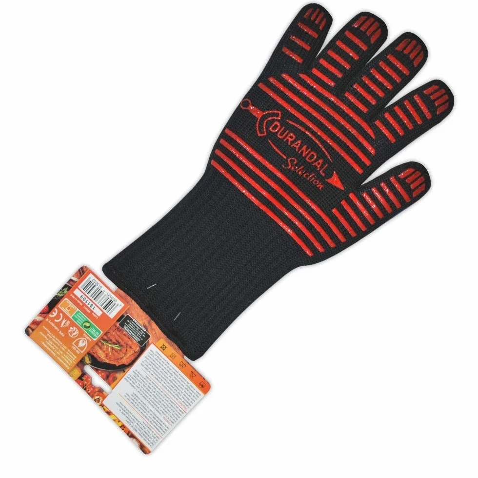 Gants de Barbecue Professionnels Résistants à 250°C pour Cuisine et Four