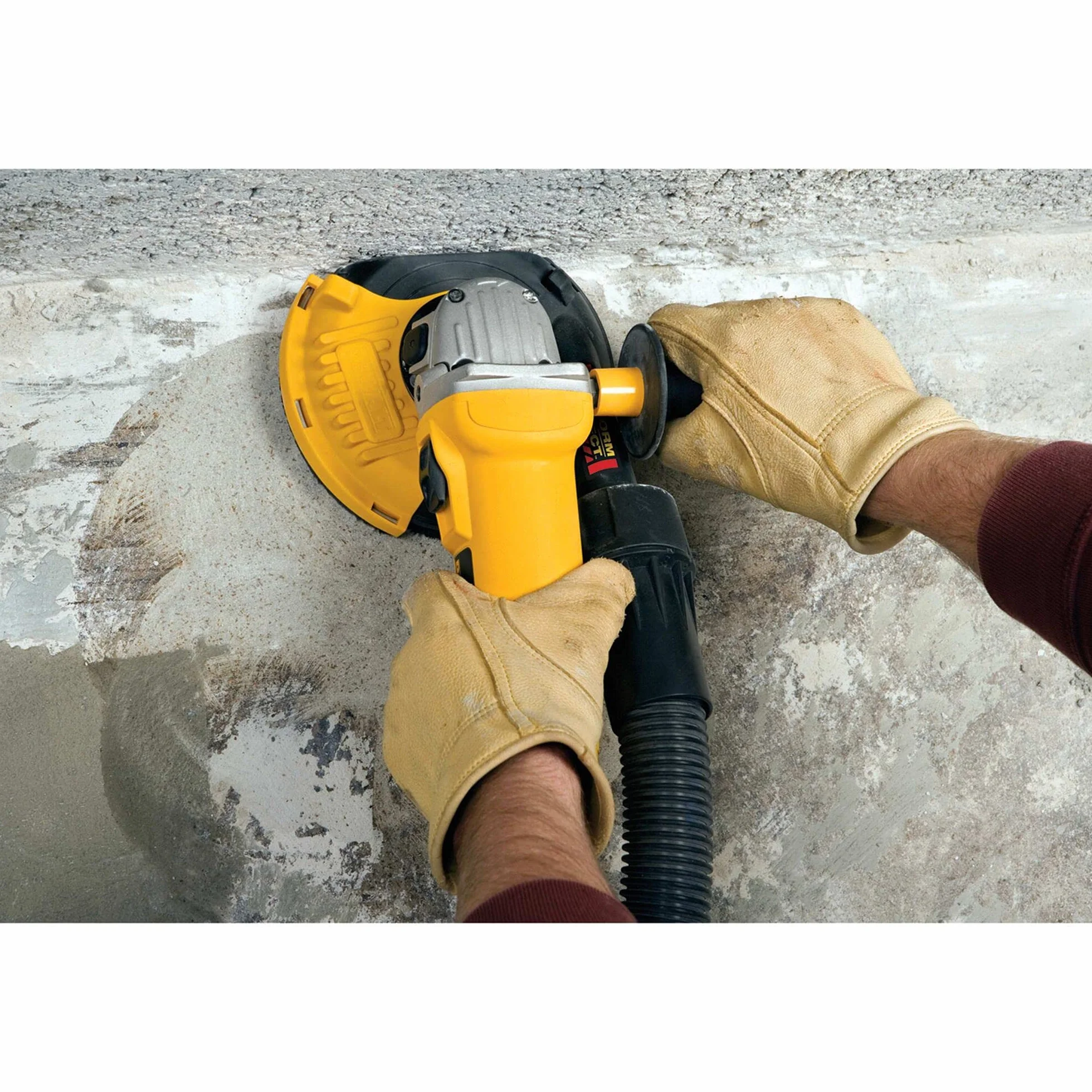 DEWALT DWE46150-XJ Carter de Polissage avec Aspiration - Pour Meuleuse DEWALT 115-125 mm - Fixation Sans Outil - Compatible avec Système AIRLOCK, Black