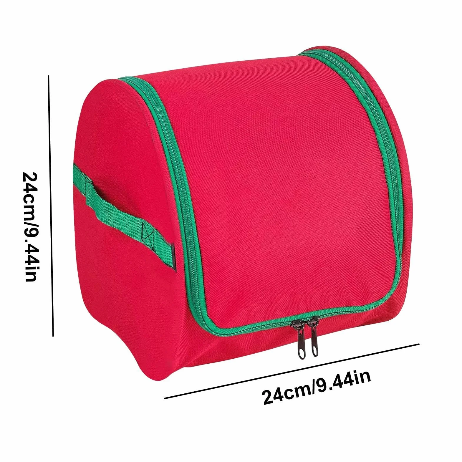 Sac de rangement pour lumières de Noël avec fermeture éclair, support en U, léger