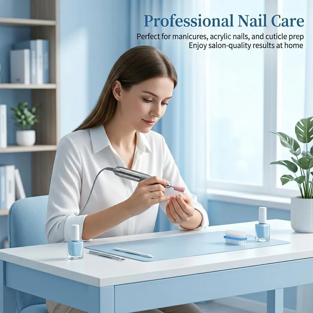 100 Pcs Embout Ponceuse Ongles Grain 240 Rose avec 2 Mandrins, Embout Emeri Professionnel pour Manucure Pédicure, Bandes de Ponçage pour Nail Prep et Finition, Compatible avec Ponceuse Ongles Standard