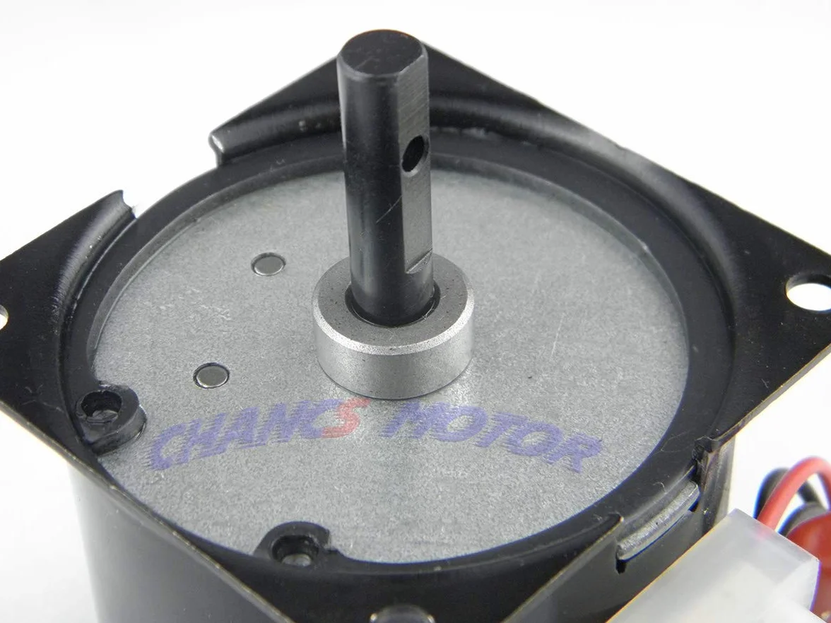 CHANCS 60KTYZ Moteur de boîte de vitesses synchrone AC 220 CW/CCW 1.2RPM direction contrôlable 18W Motoréducteur synchrone