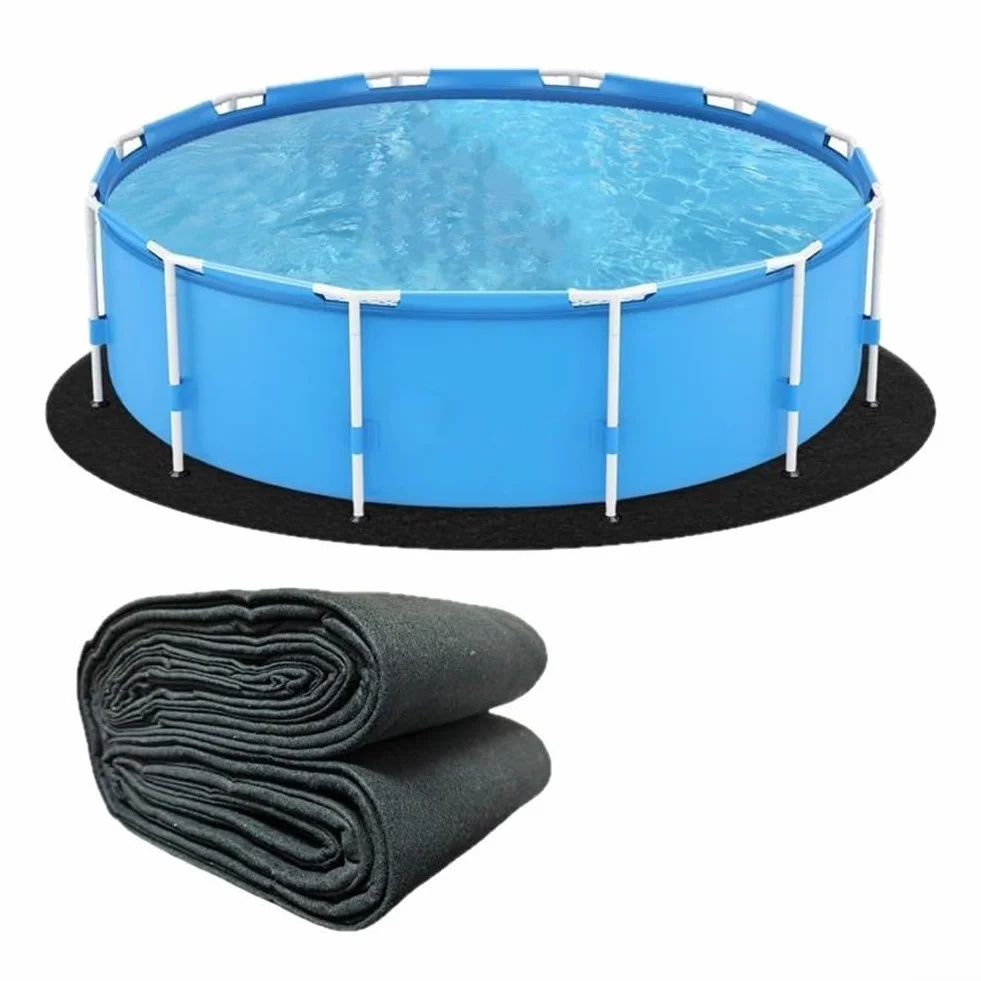 Tapis de piscine rond 12ft pour piscine hors sol extérieur