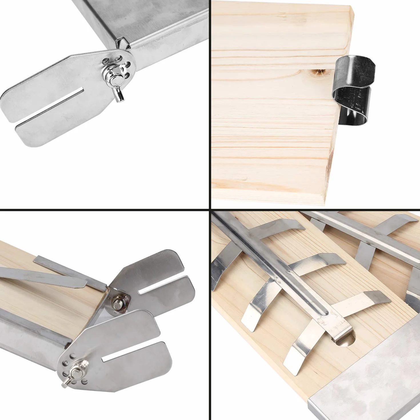 Planches à saumon flammé Ikodm avec support réversible 2,5 kg cèdre