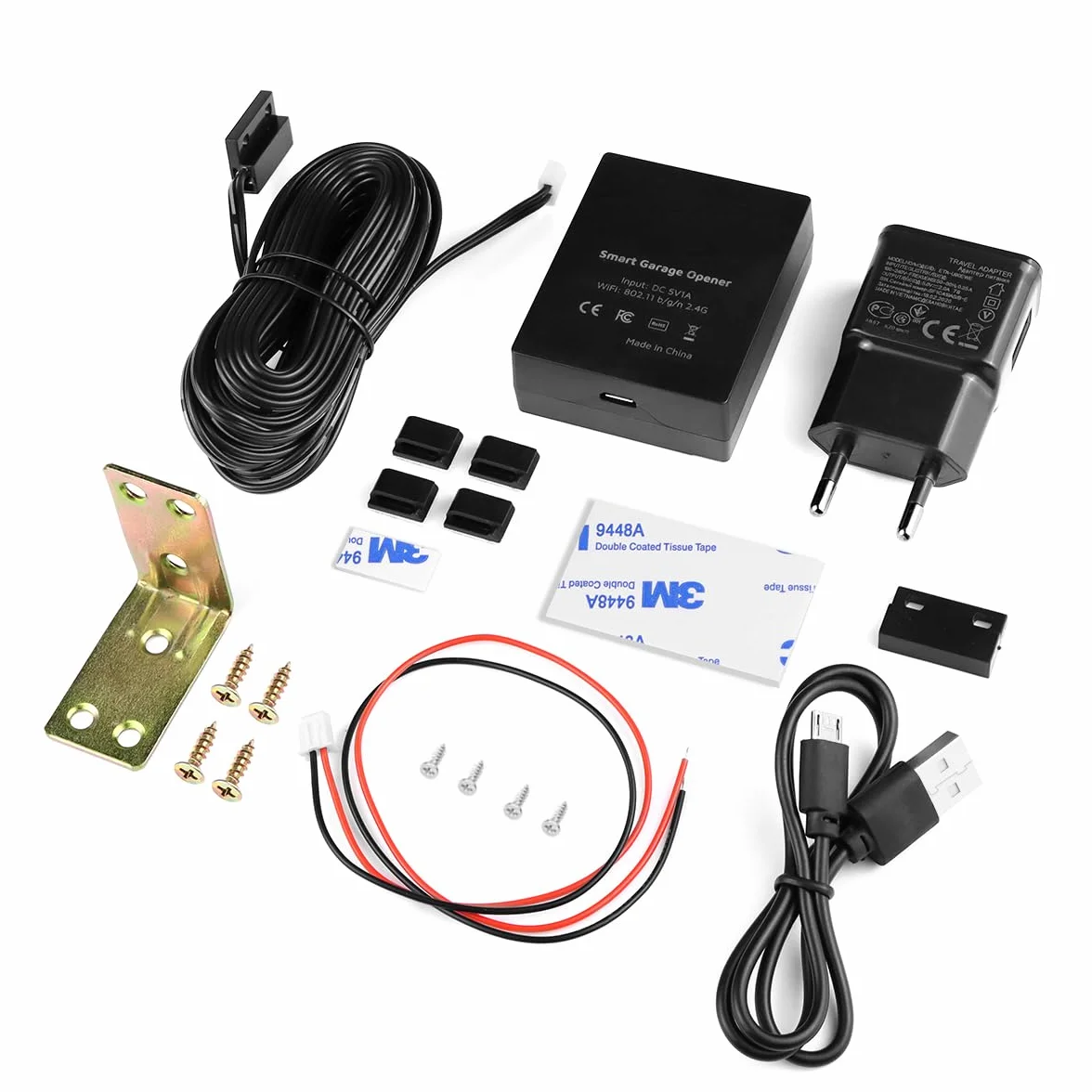 Ouvre-porte de garage intelligent, interrupteur de porte de garage Wi-Fi, compatible avec homekit, commande vocale siri