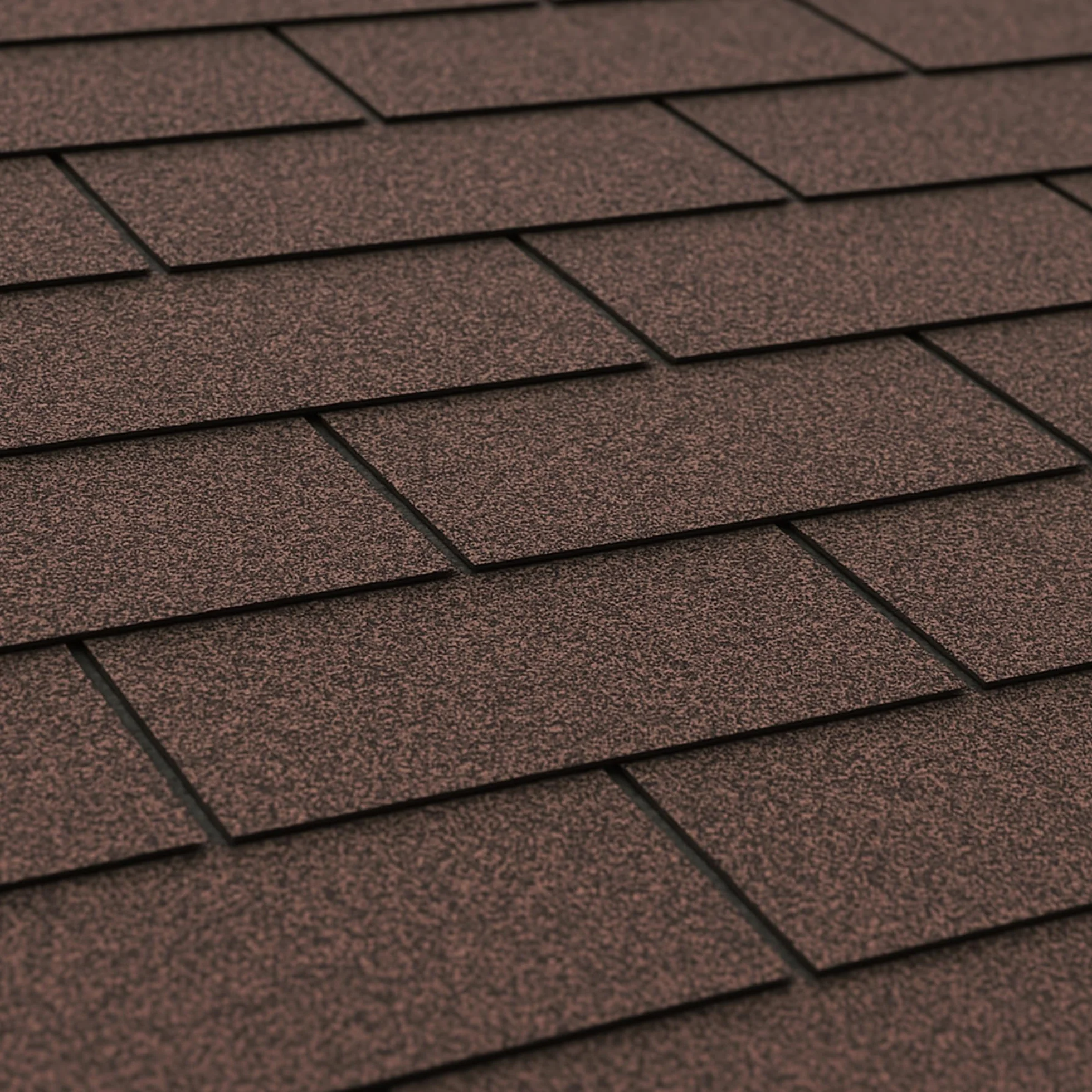 Bardeaux bitumineux TRIO T-BROWN, couleur marron - bitume toiture