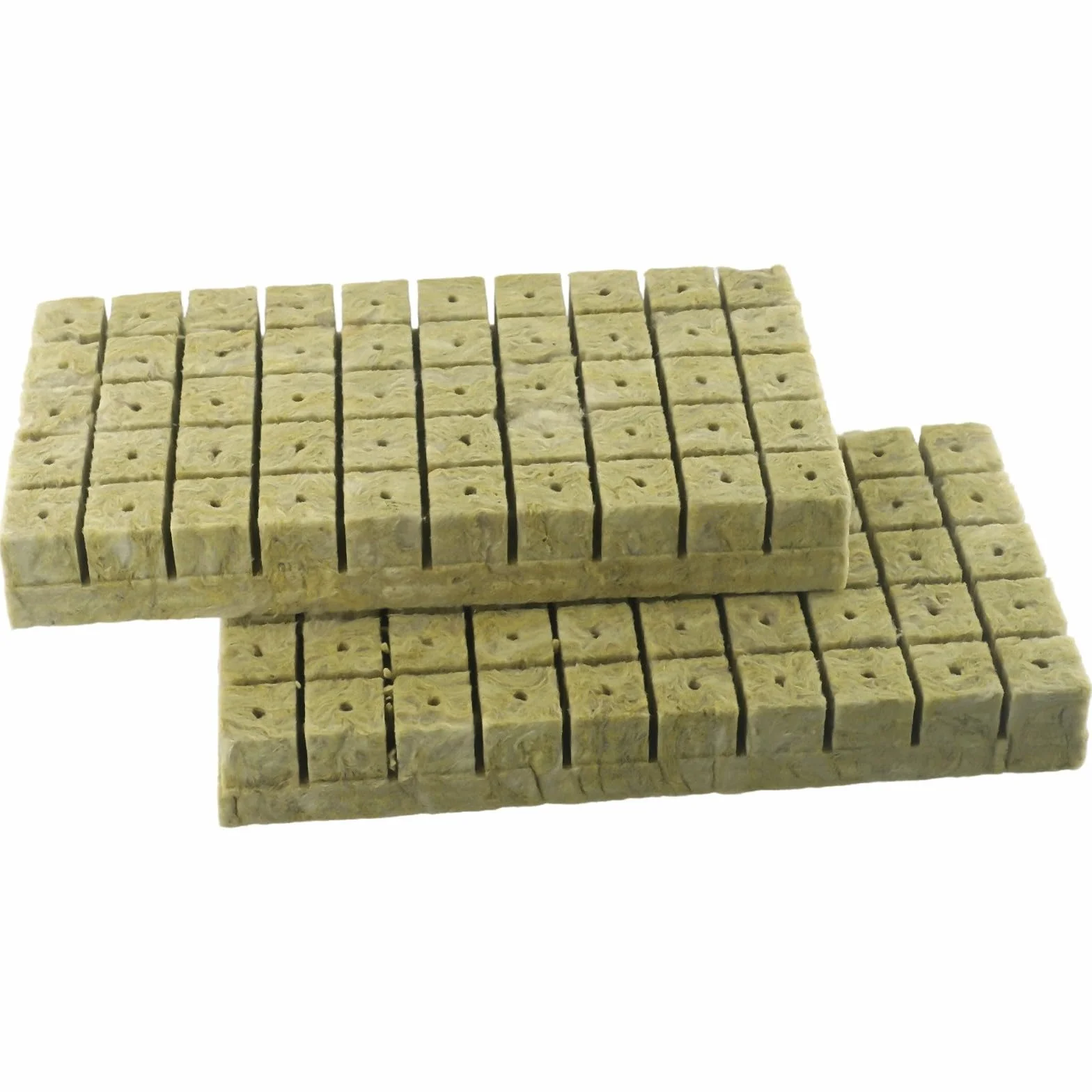 Cubes en laine de roche 25 x 25 x 40 mm, lot de 100 pour culture de plantes