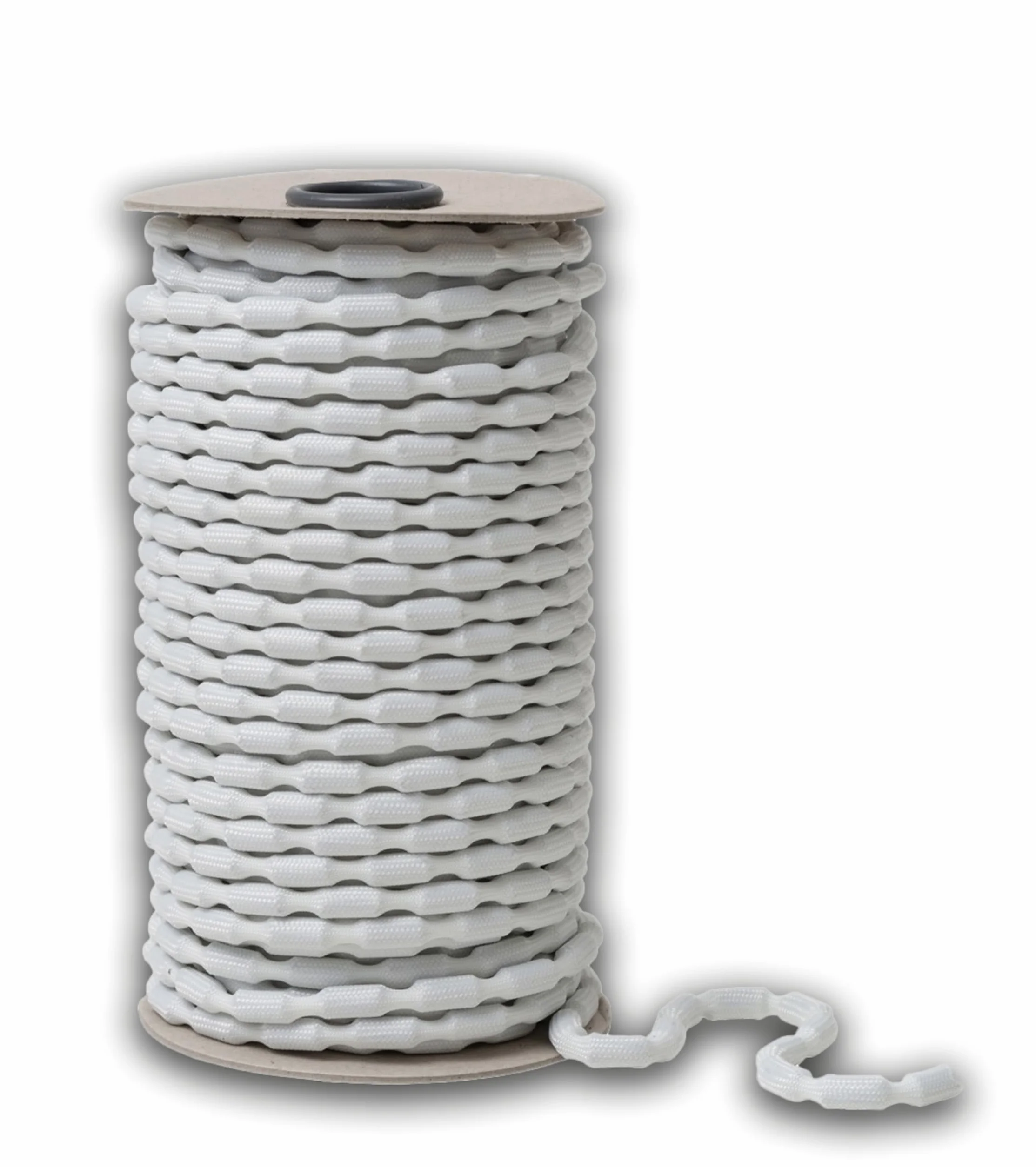 IPEA Fil Plombé pour Rideaux – Super Lourd 200 G/MT - Made in Italy - 3 mètres – Corde Plombée pour Rideaux, Tissus, Moustiquaires – Tresse de Plomb – Poids de Lestage – Couleur Blanc
