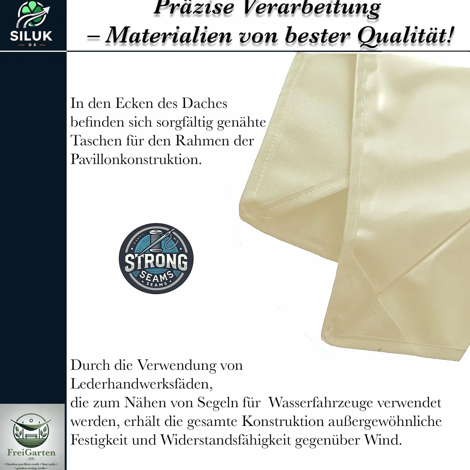 Toit de rechange pour pavillon de jardin 3 x 4 m Étanche PVC 370 g/m² beige