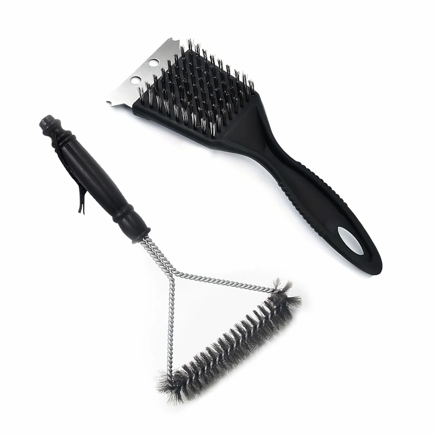 Brosse de Nettoyage pour Barbecue 2 en 1 - Brosse BBQ en Acier Inoxydable + Brosse Multifonctionnelle
