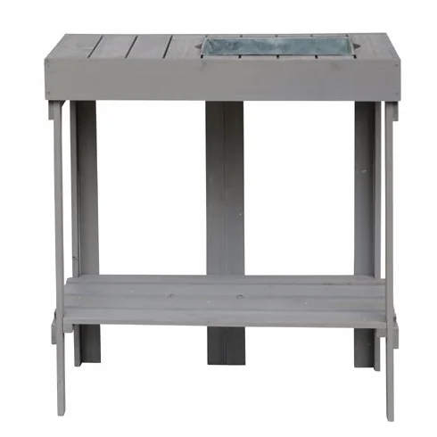 Herstera Garden Table de Culture 75 x 40 x 80 cm Gris
